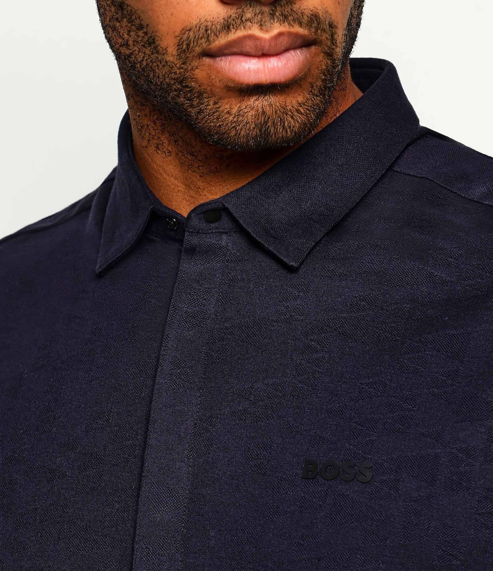 BOSS Green Cămașă ST_Tour Excurse | regular fit | stretch