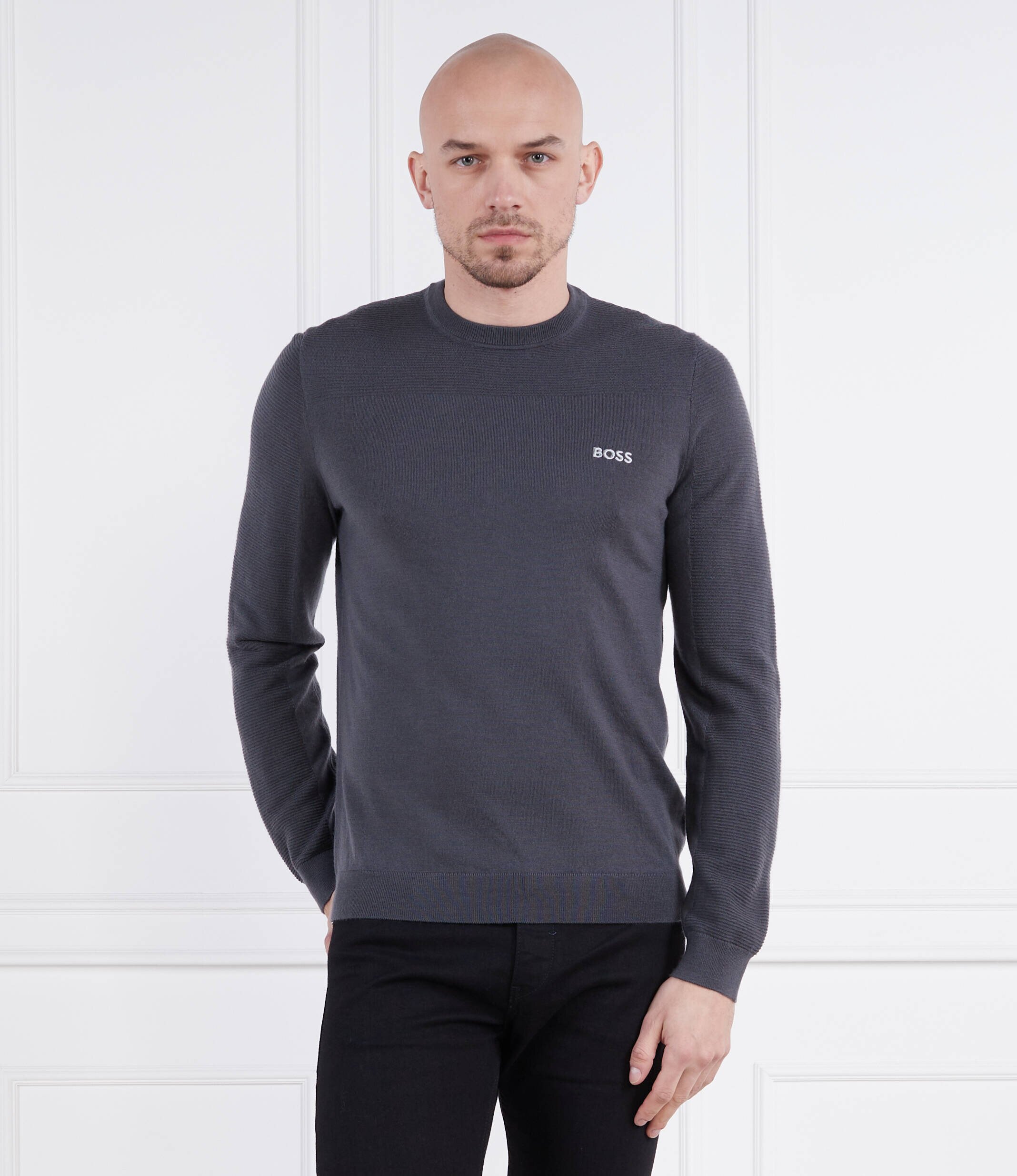 BOSS Green de lână pulover romar | regular fit