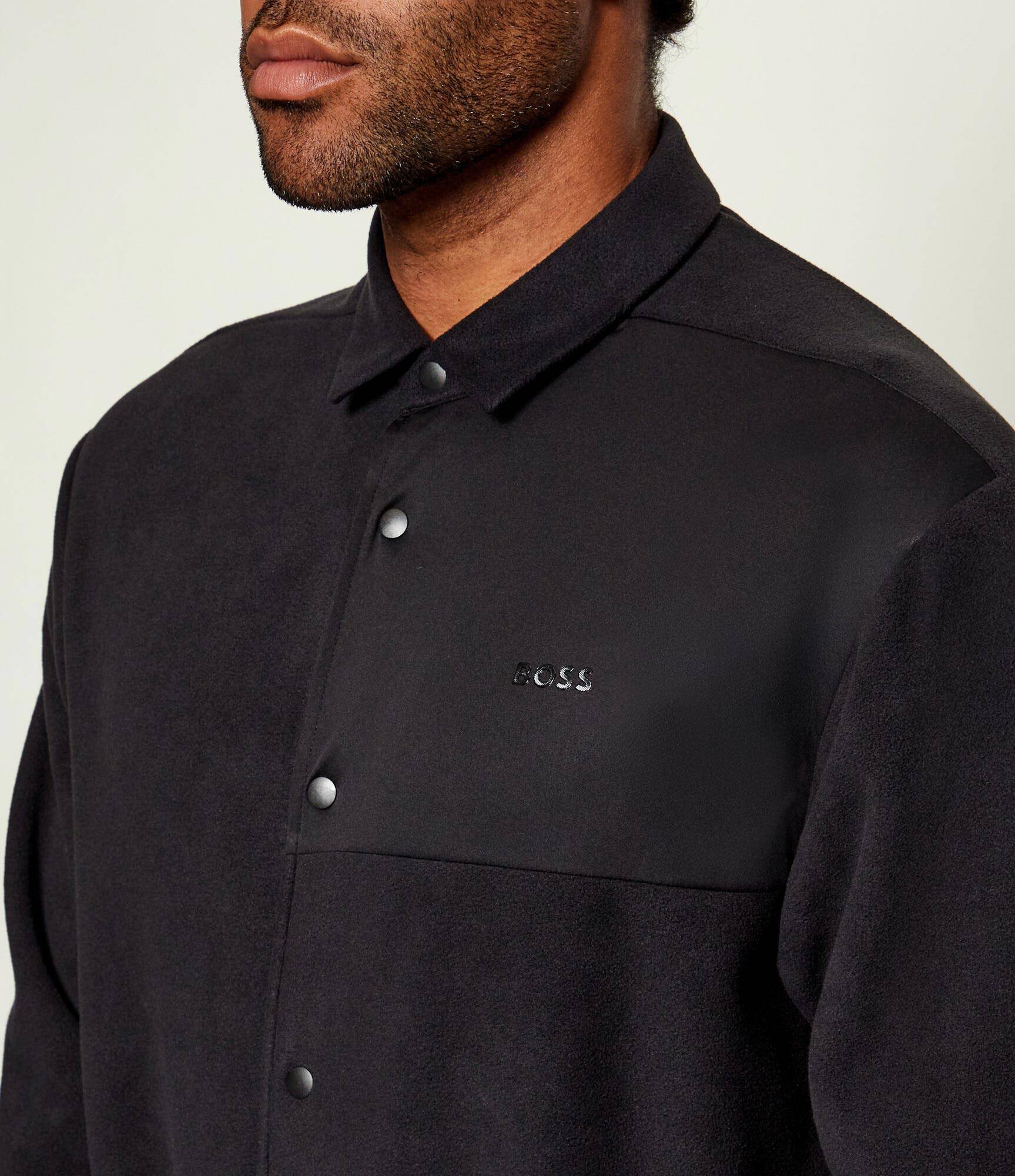 BOSS Green Din fleece geacă ST_Hole19 | Relaxed fit | stretch