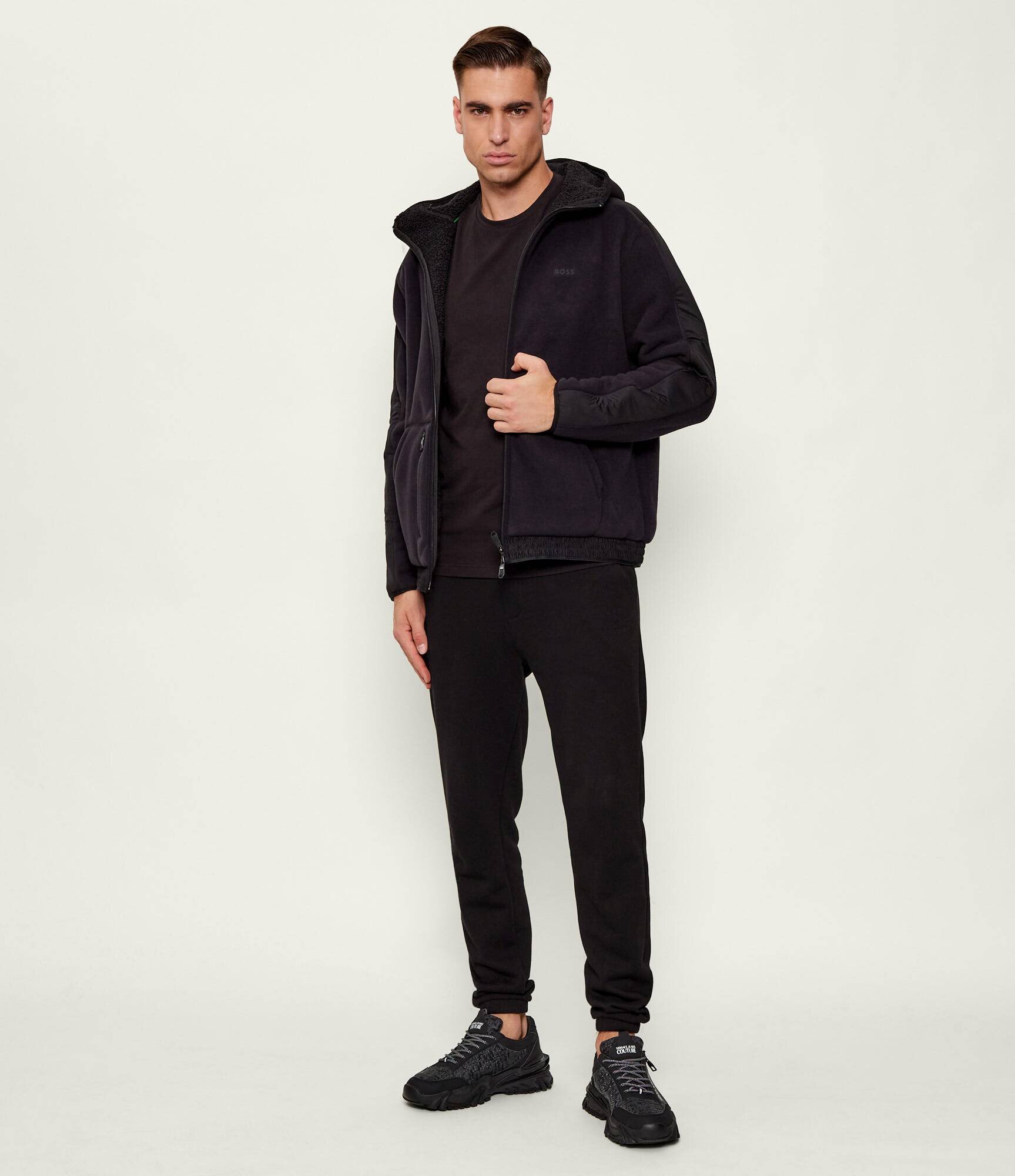 BOSS Green Din fleece hanorac SW_Hole19 | Relaxed fit