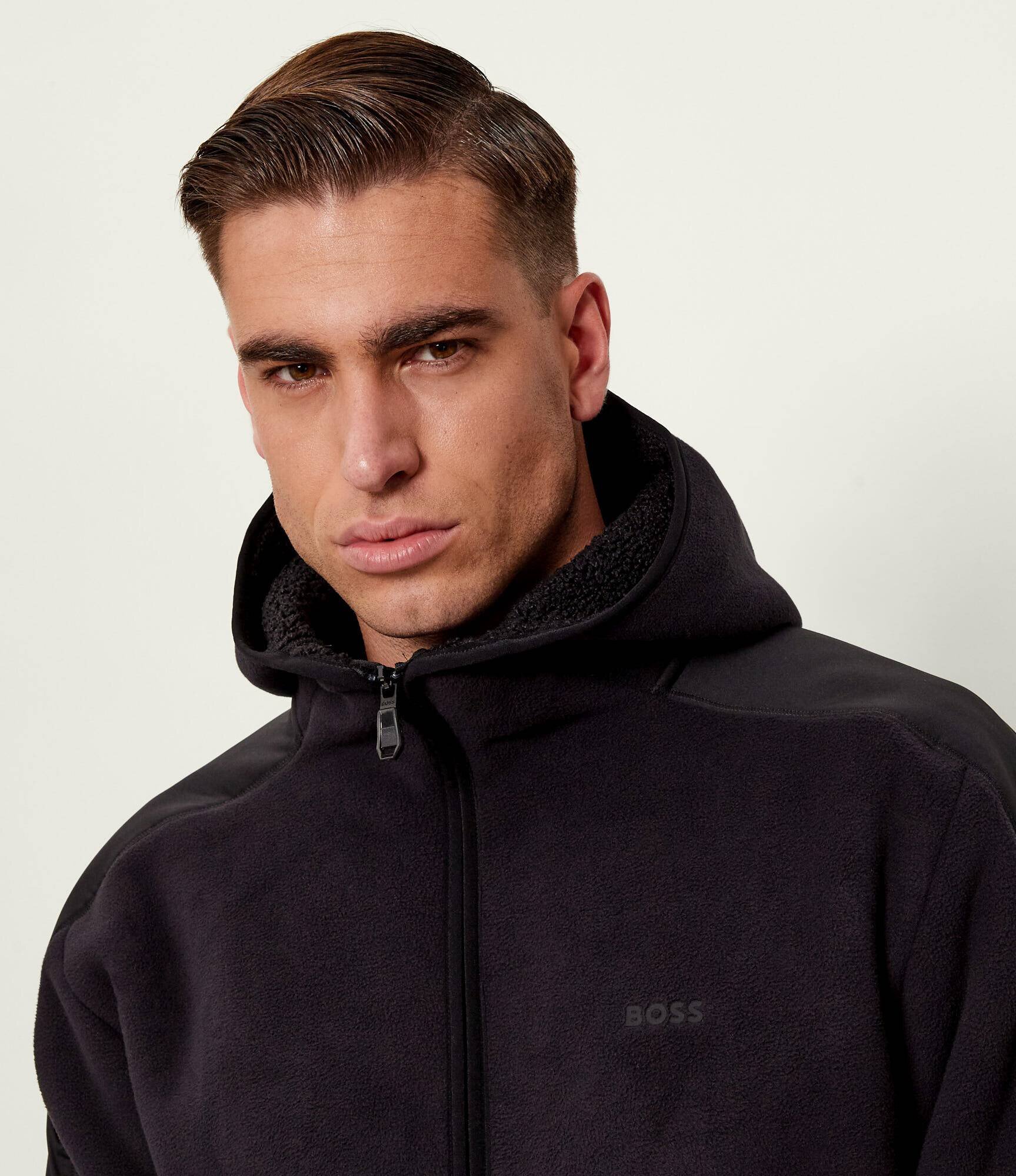 BOSS Green Din fleece hanorac SW_Hole19 | Relaxed fit