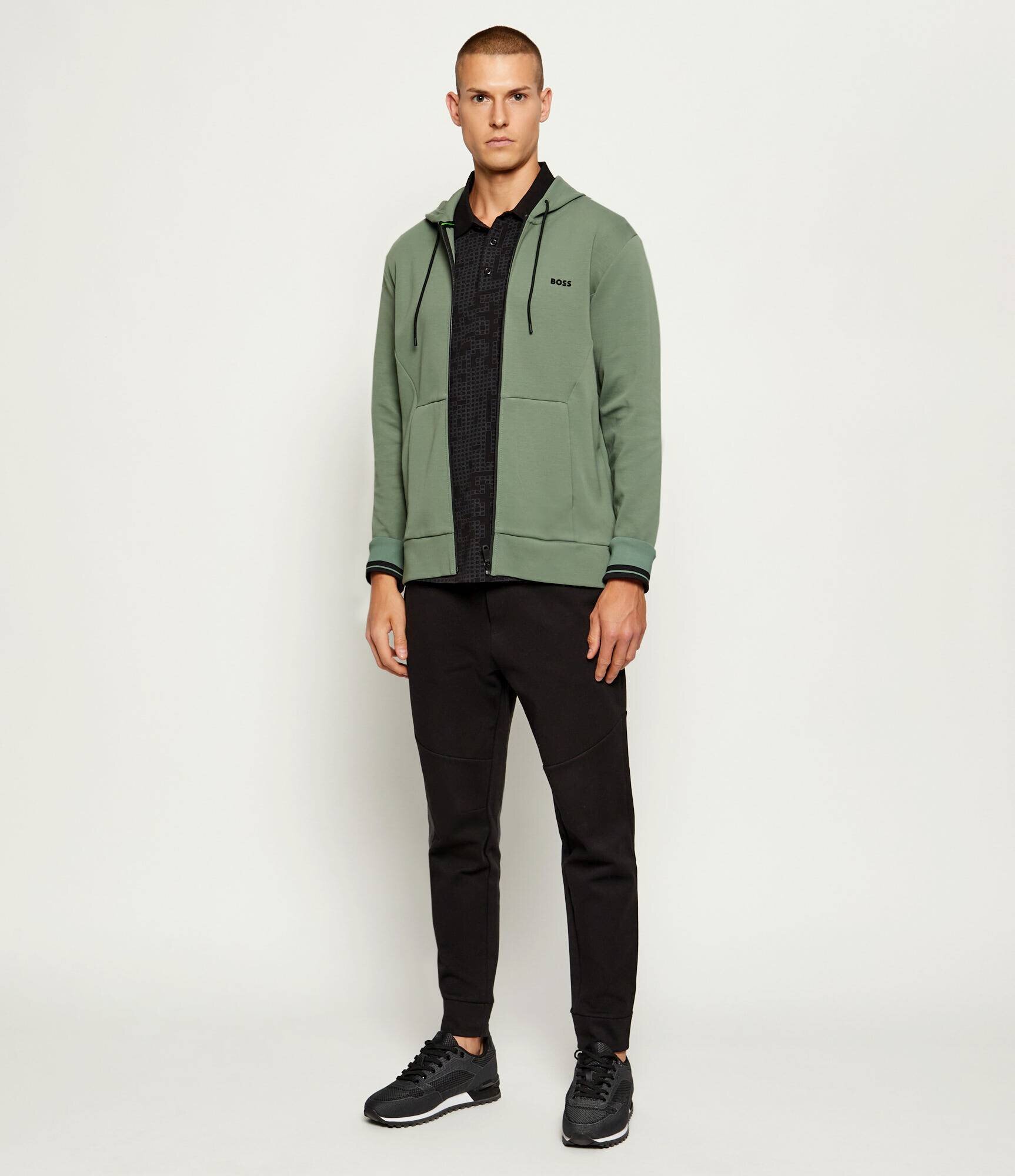 BOSS Green Hanorac FZ Hoodie Zone | regular fit | stretch