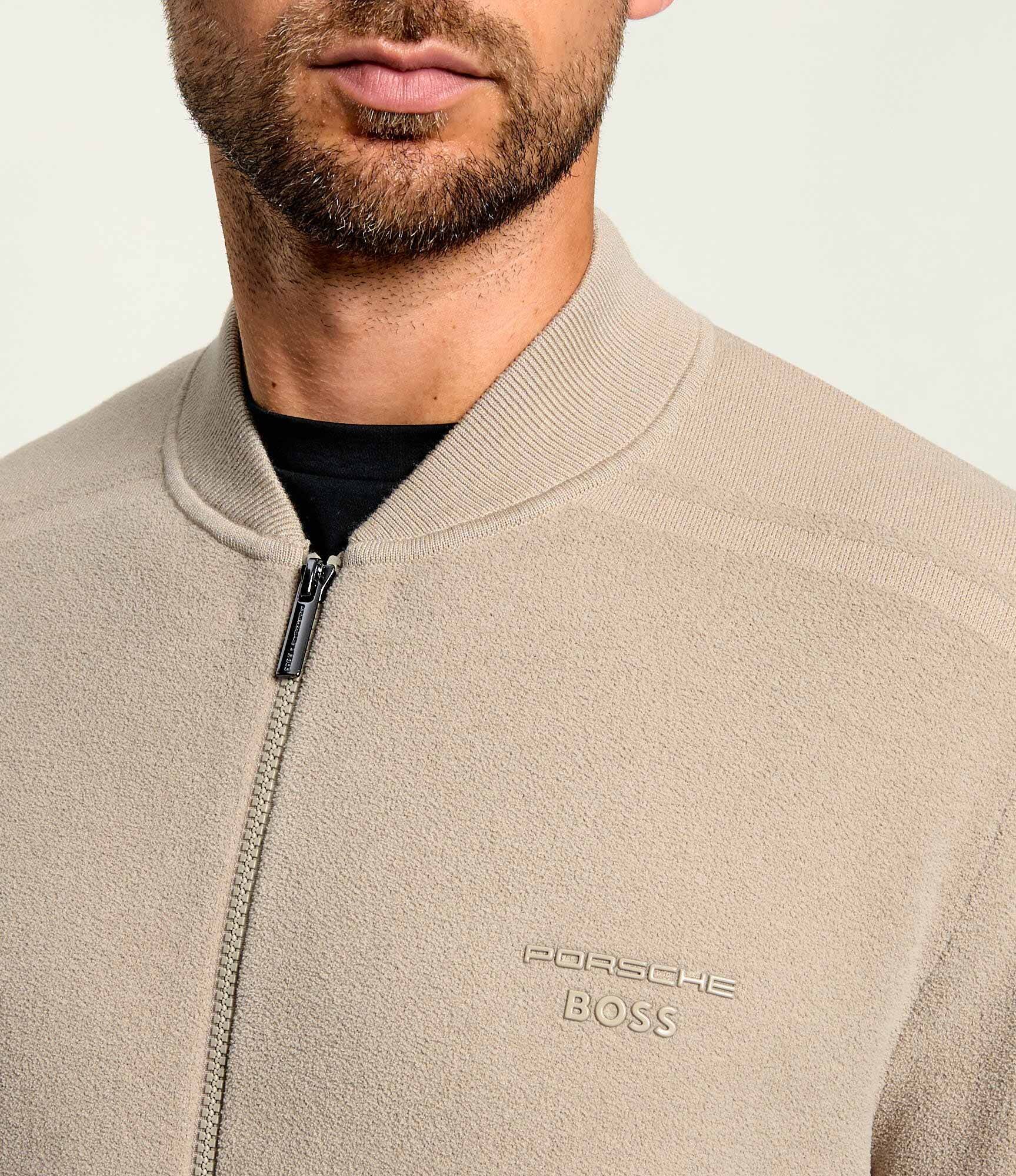 BOSS Green Hanorac KN_PS Icons70 FZ |Boss x Porsche | frotir | regular fit