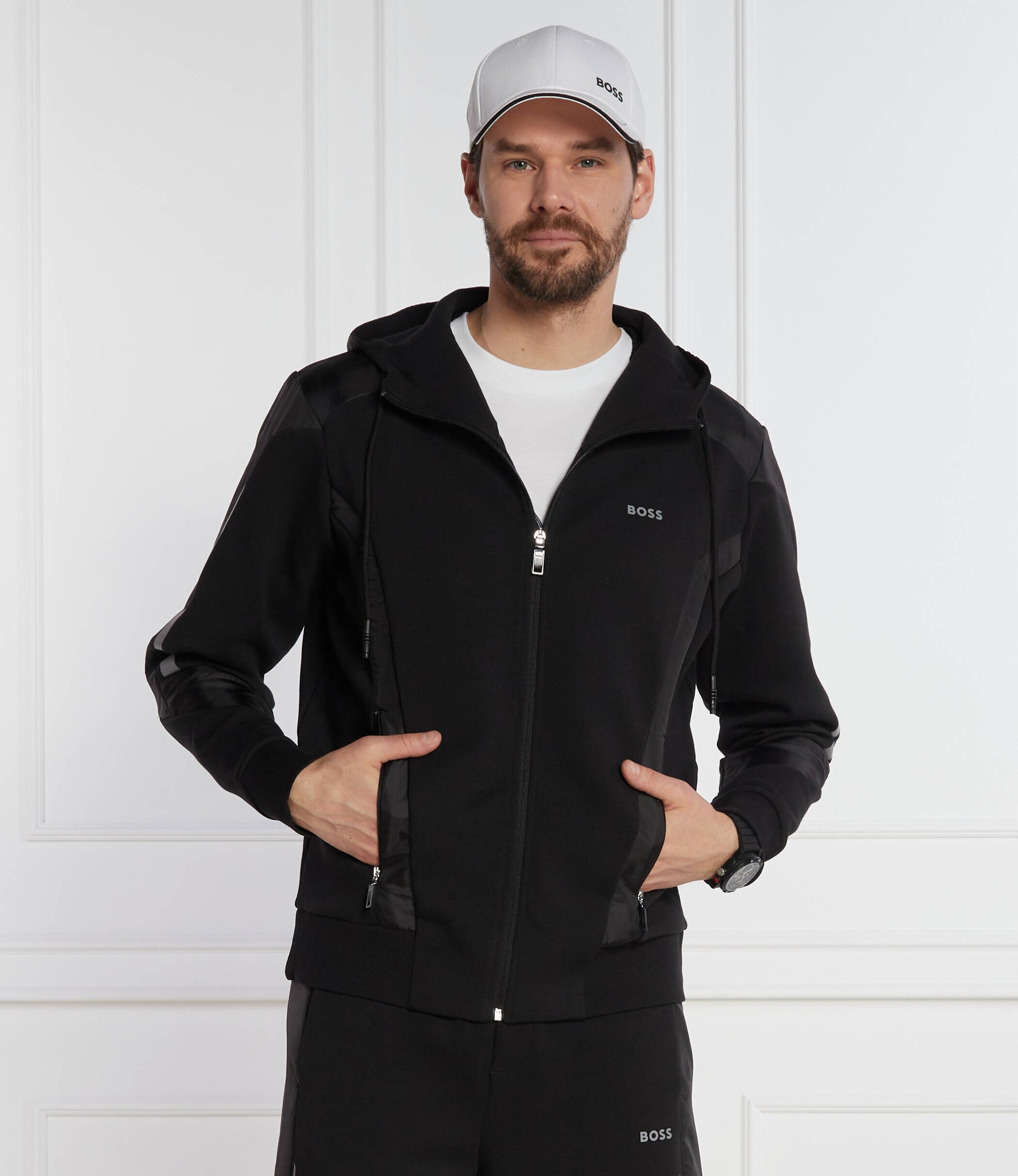 BOSS Green Hanorac Saggon | Regular Fit | stretch