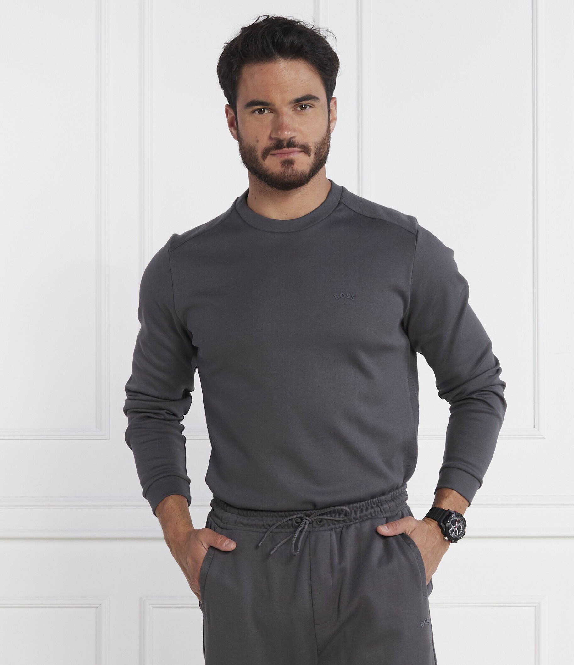 BOSS Green Hanorac Salbo Curved | Regular Fit