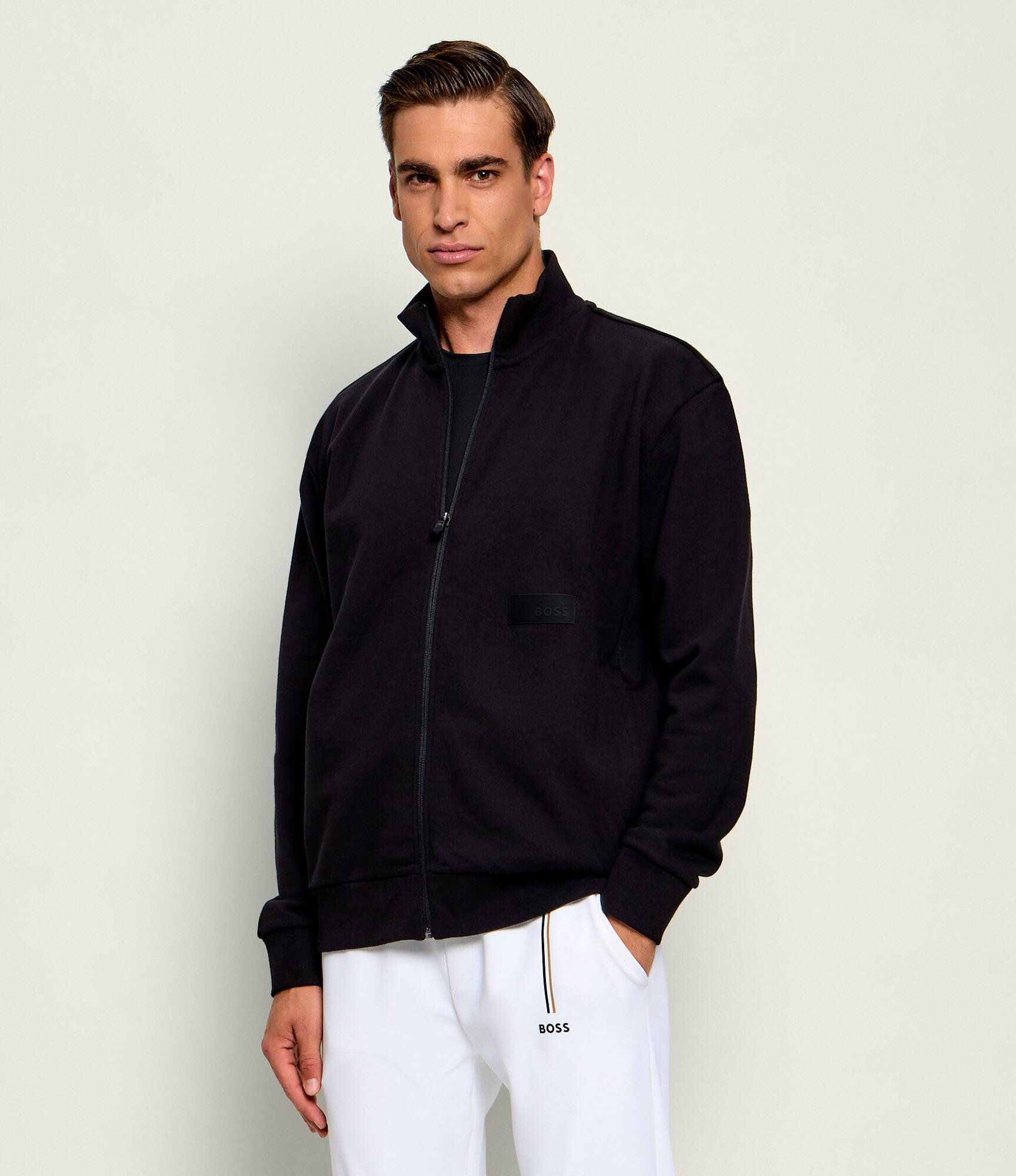 BOSS Green Hanorac SW_Collar Full Zip | Relaxed fit