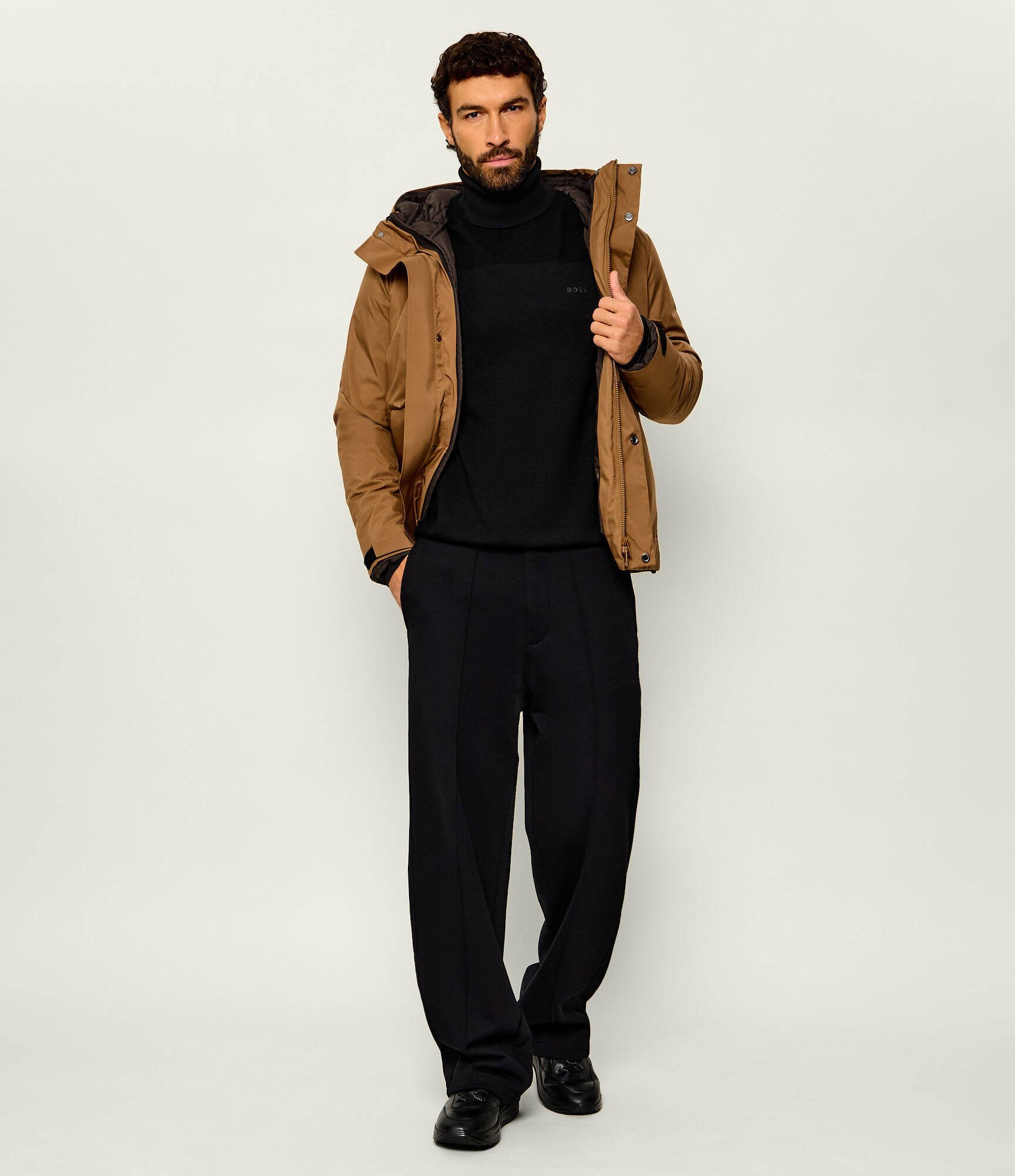 BOSS Green Maletă KN_Momentum-X TN | regular fit cu adaos de lână
