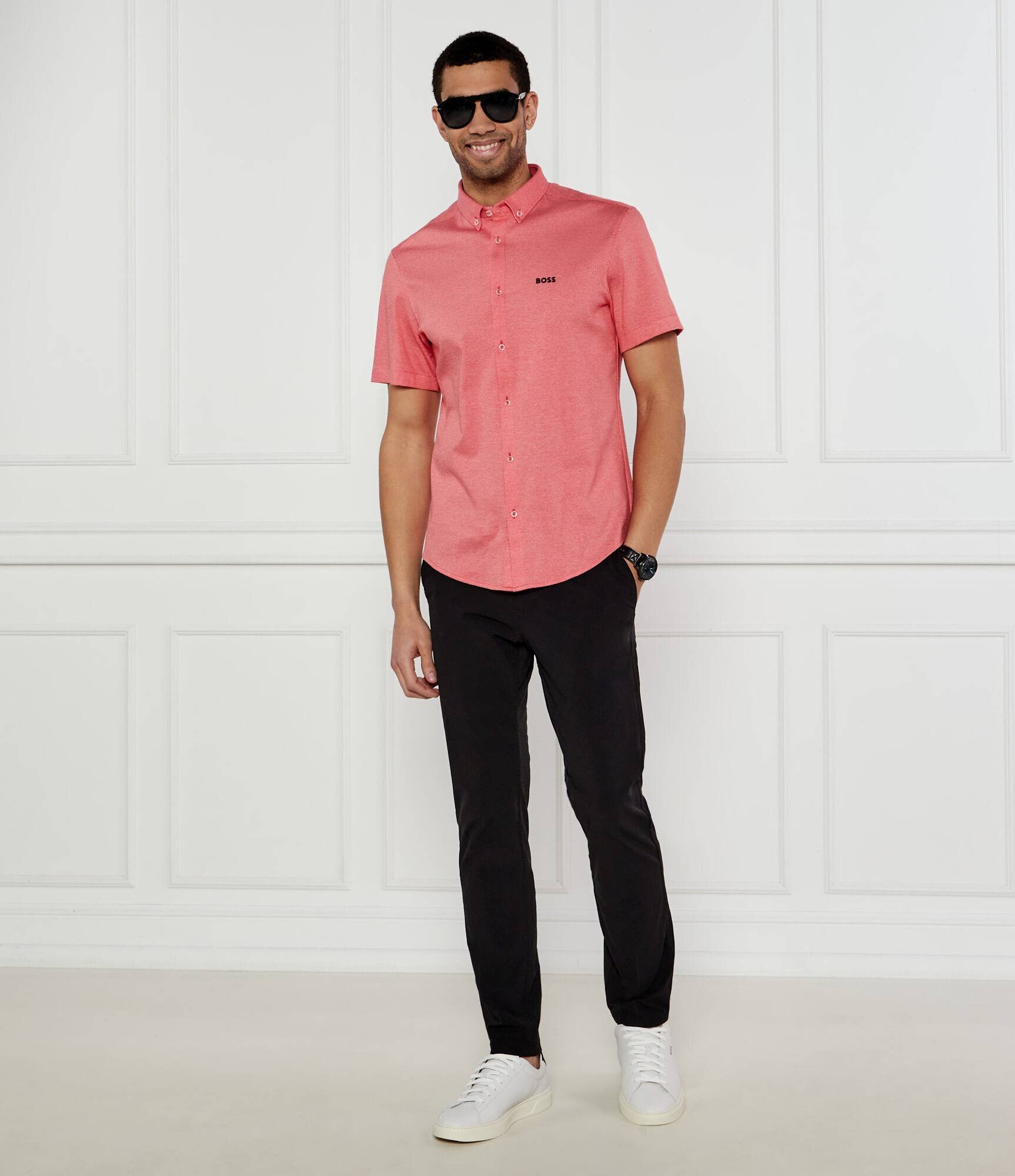 BOSS Green Pantaloni chino T_Commuter-HexaStre | Slim Fit