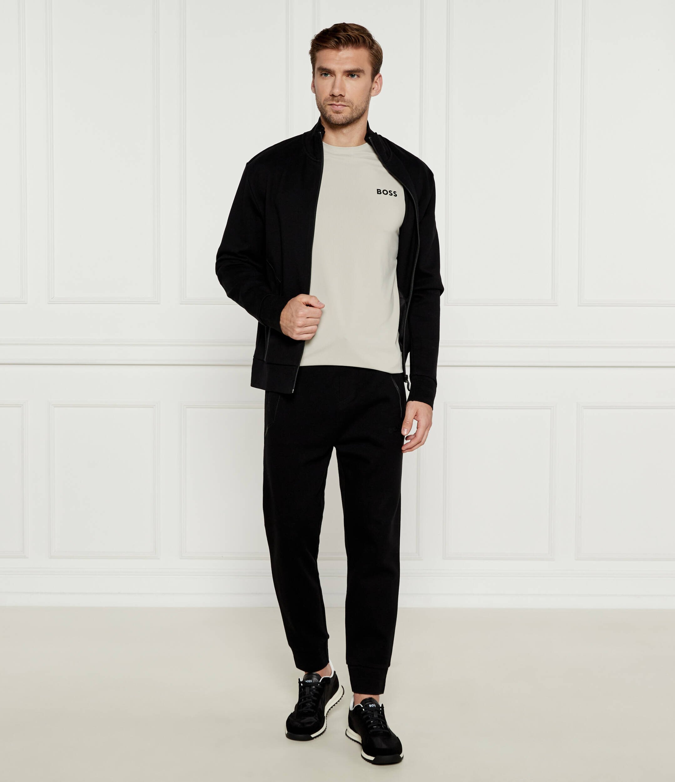BOSS Green Pantaloni de trening Hadiko Mirror | Regular Fit