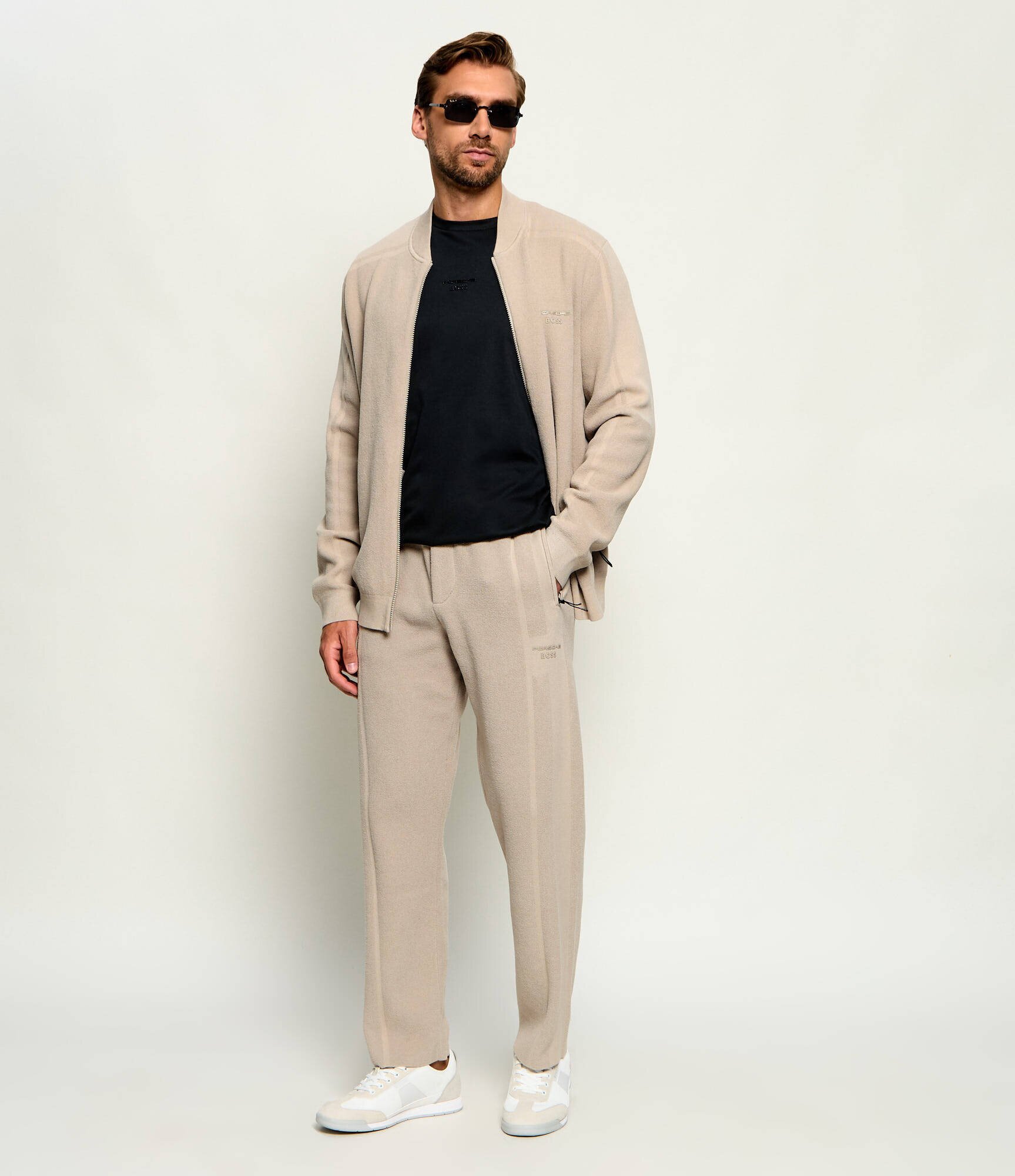BOSS Green Pantaloni de trening KN_PS Icons70 TR | Boss x Porsche |frotir | regular fit