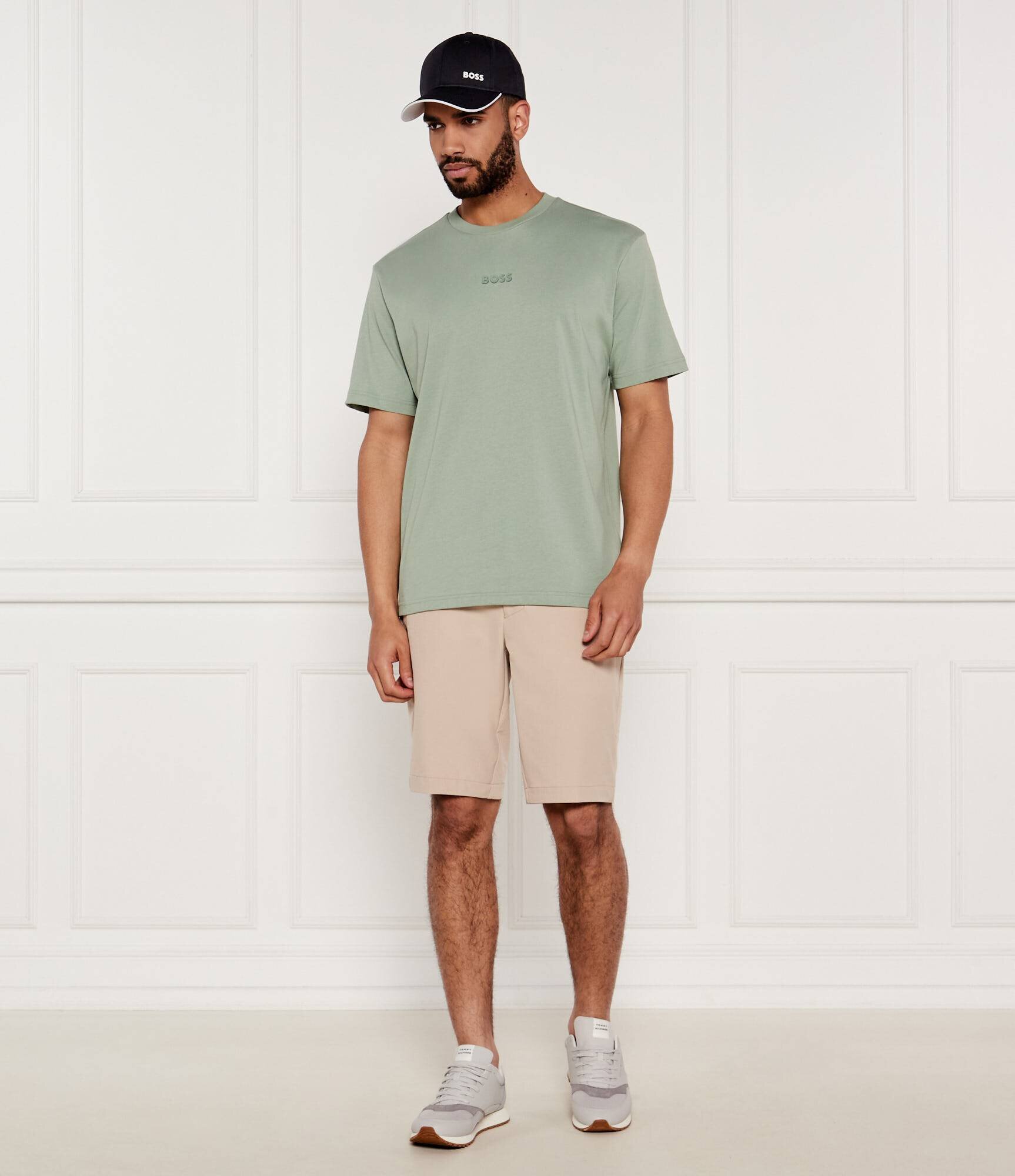 BOSS Green Pantaloni scurți chino S_Commuter_10.5 | Slim Fit | easy iron