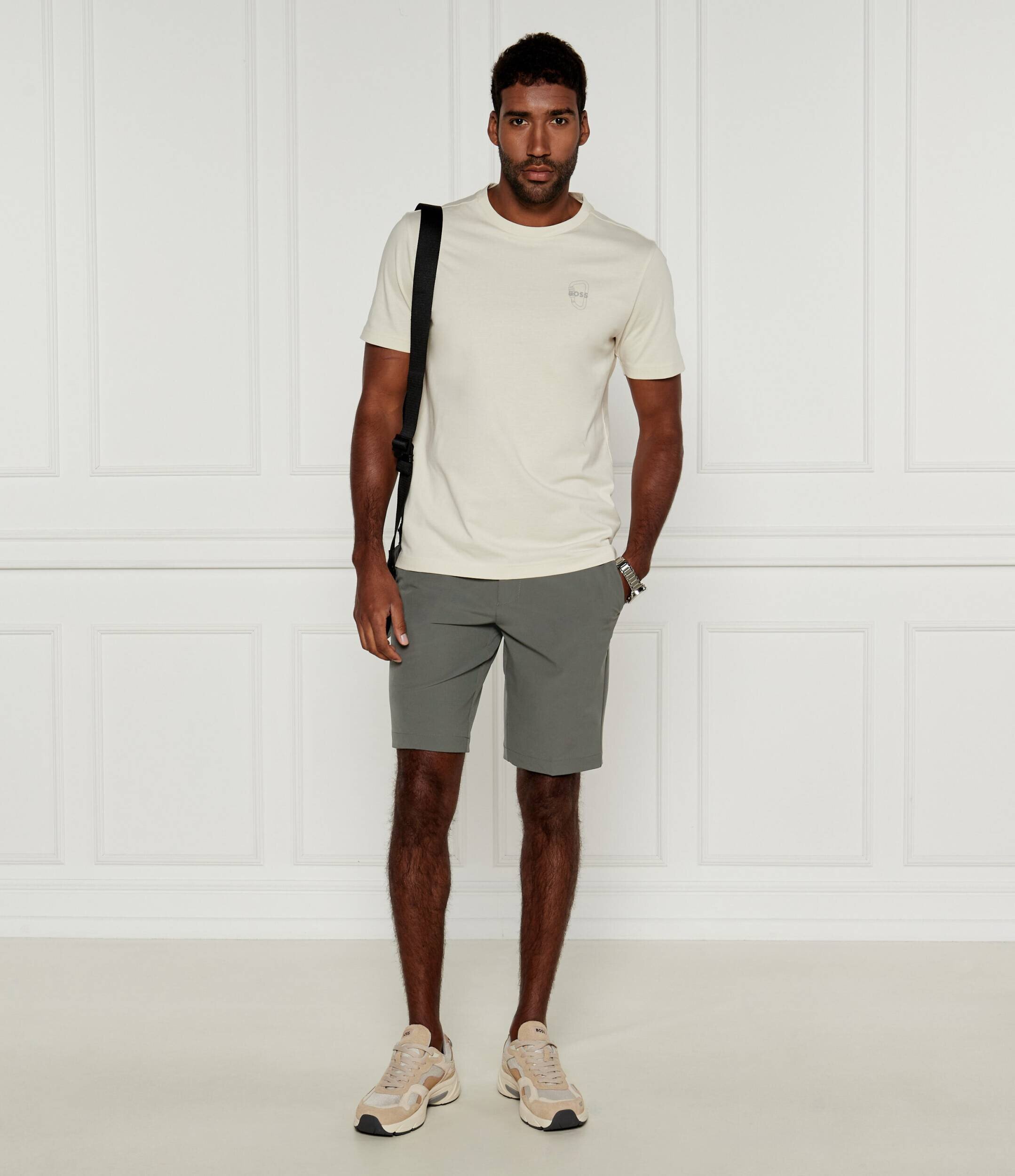 BOSS Green Pantaloni scurți chino S_Commuter | Slim Fit