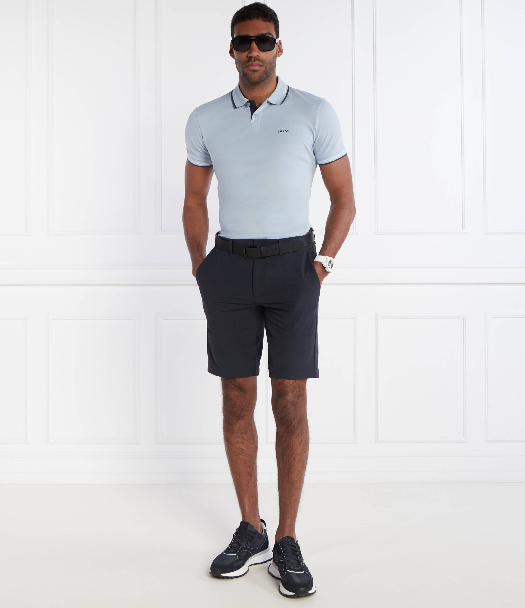 BOSS Green Pantaloni scurți chino S_Commuter | Slim Fit