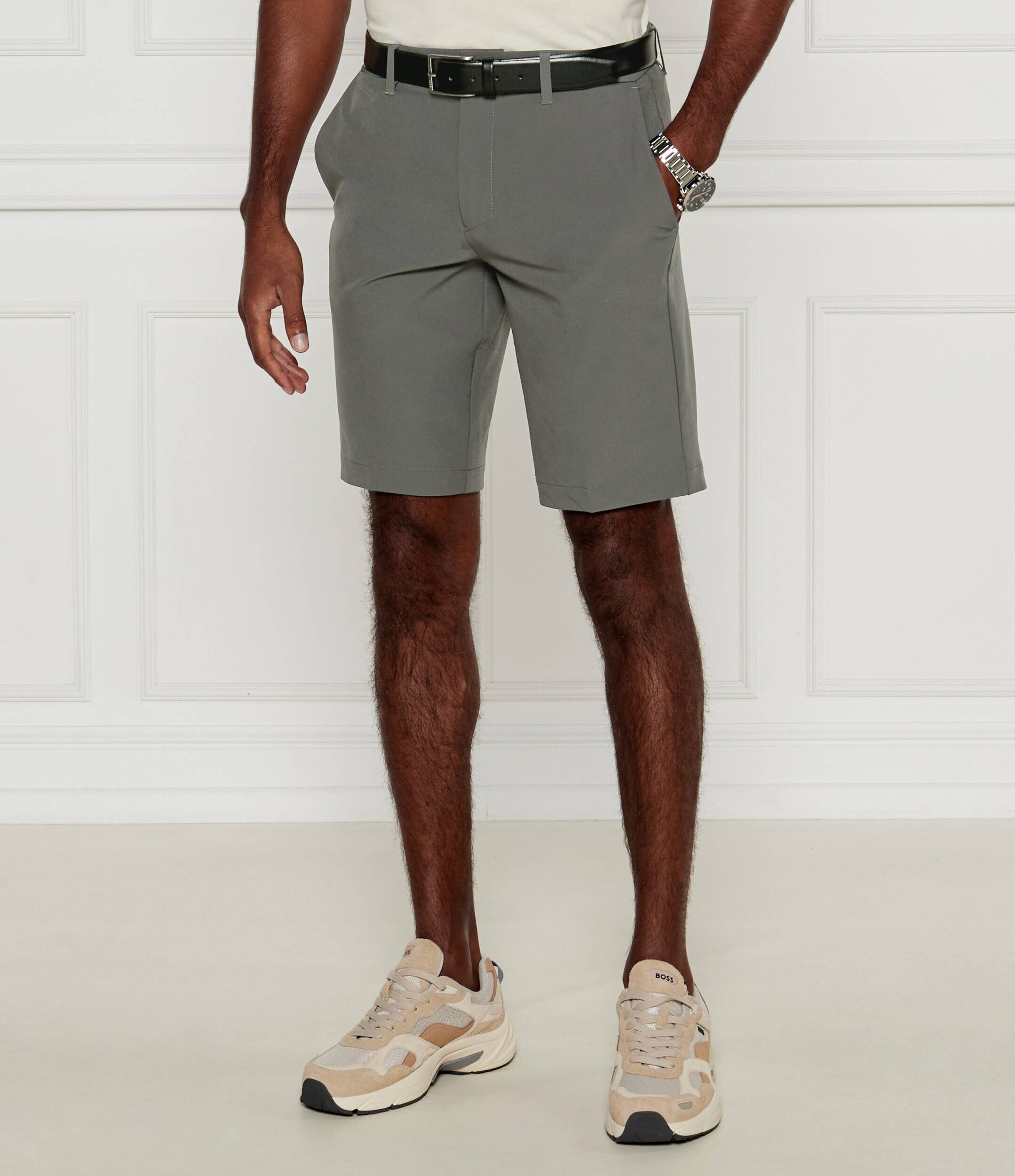 BOSS Green Pantaloni scurți chino S_Commuter | Slim Fit