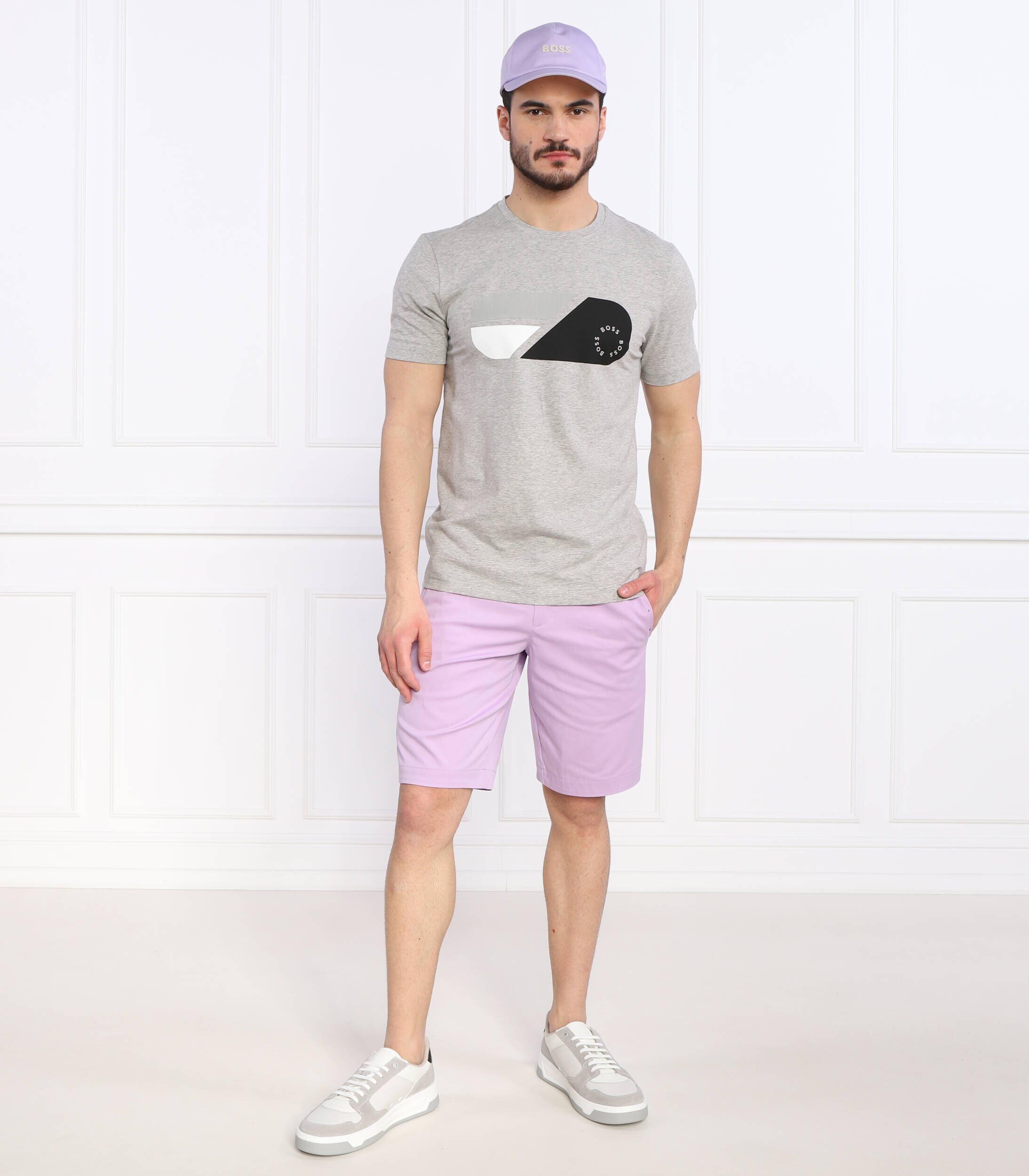 BOSS Green Pantaloni scurți chino S_Liem2 | regular fit