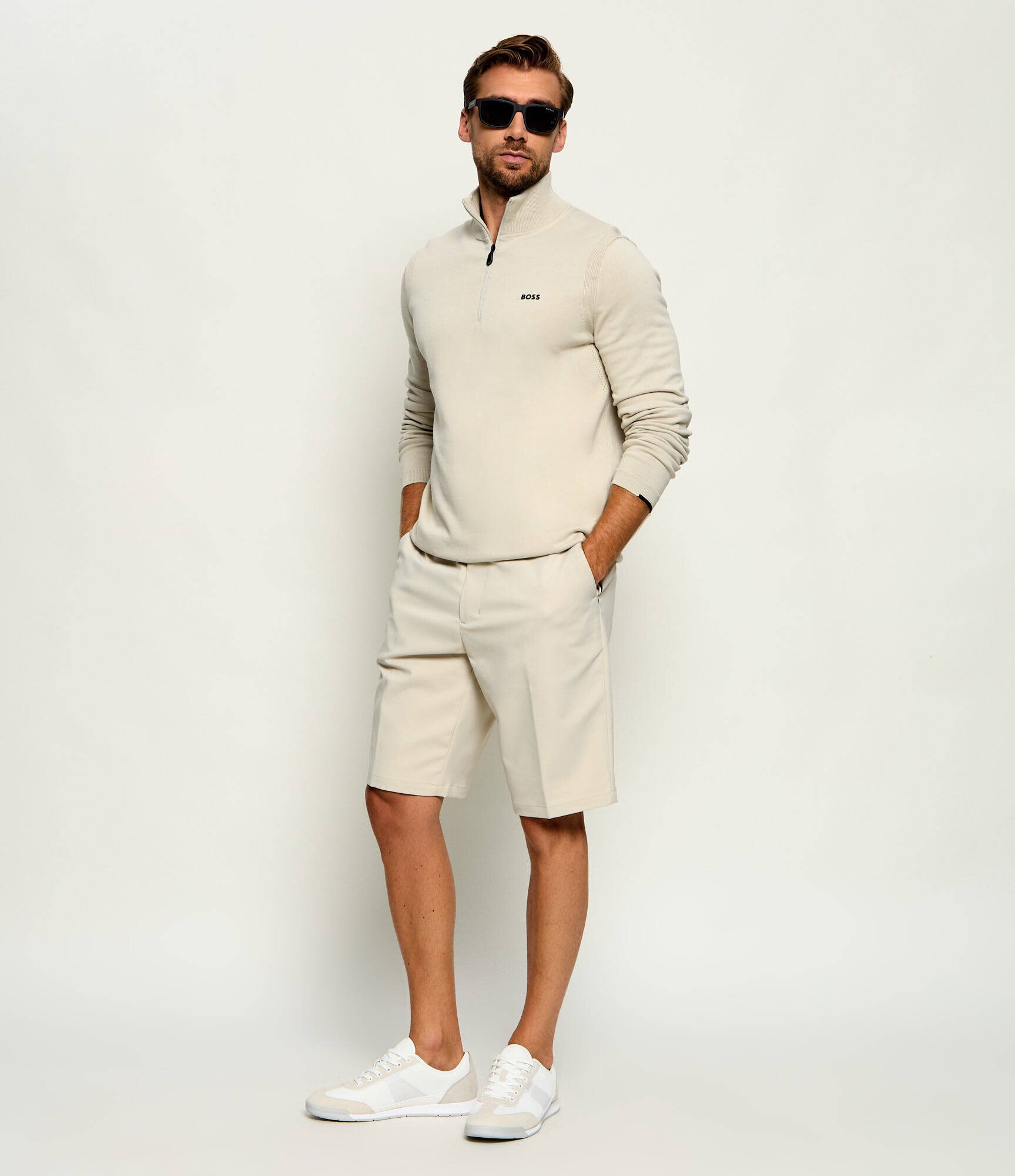 BOSS Green Pantaloni scurți chino Sh_Goc Swing | regular fit