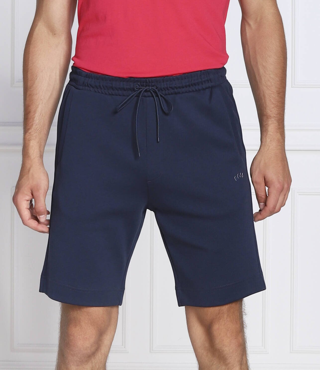 BOSS Green Pantaloni scurți Headlo Curved | Regular Fit