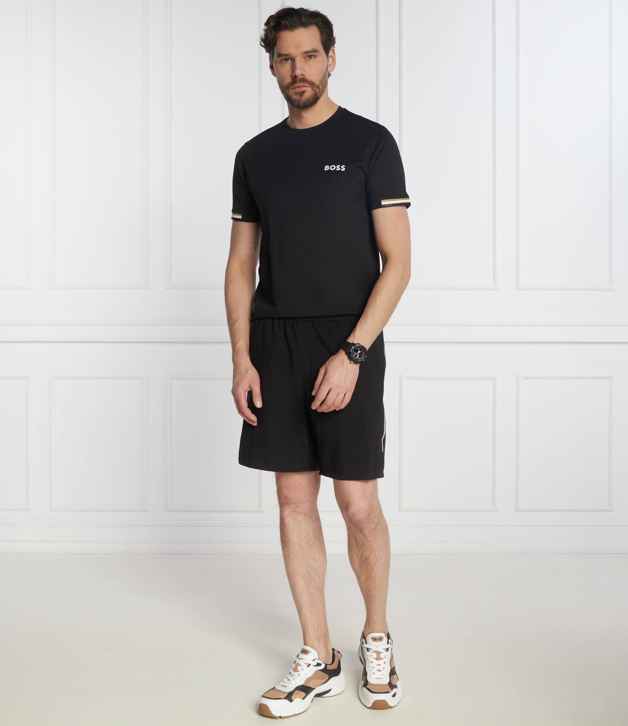 BOSS Green Pantaloni scurți S_Break boss x matteo berrettini | Regular Fit