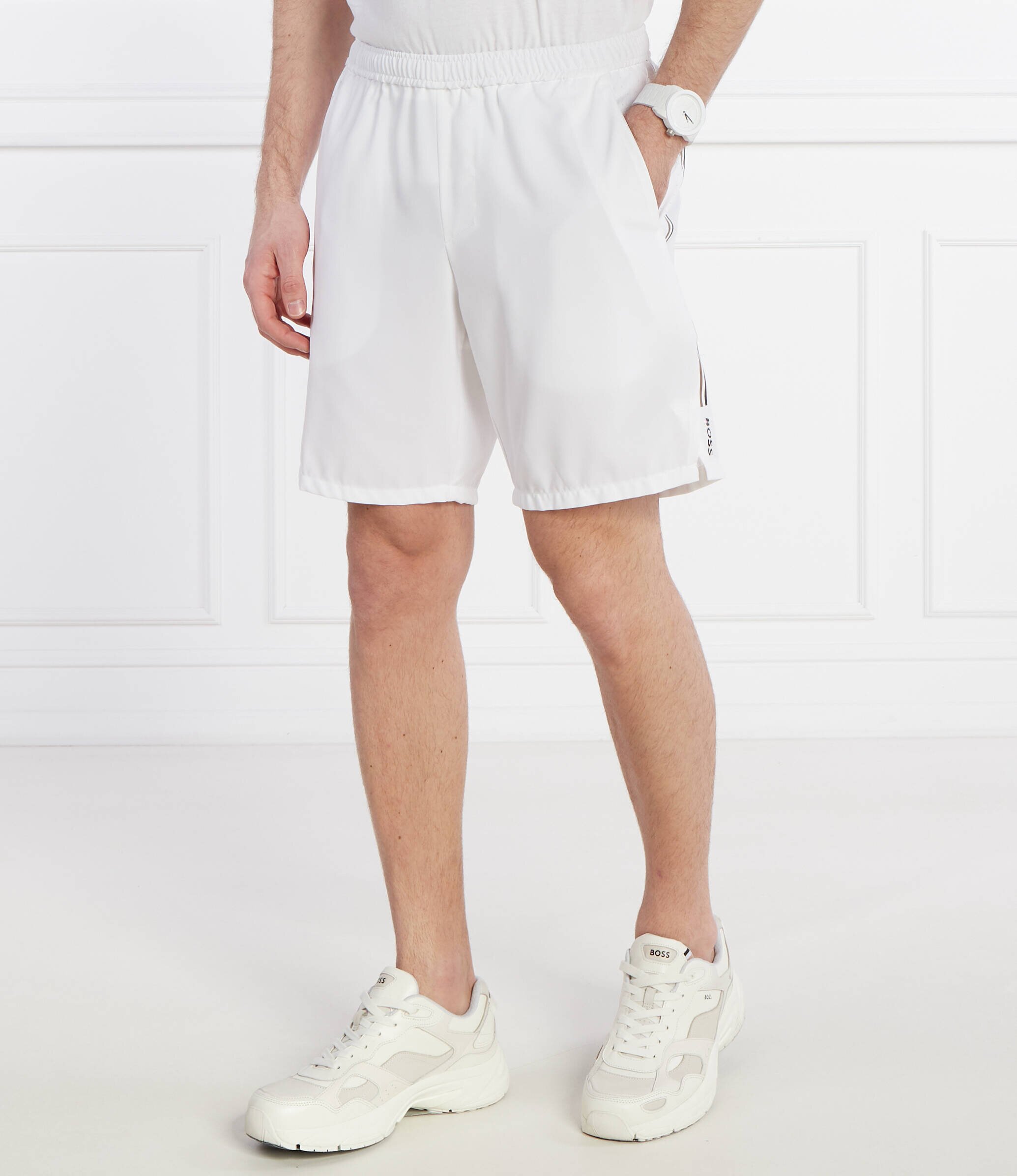 BOSS Green Pantaloni scurți S_Break boss x matteo berrettini | Regular Fit