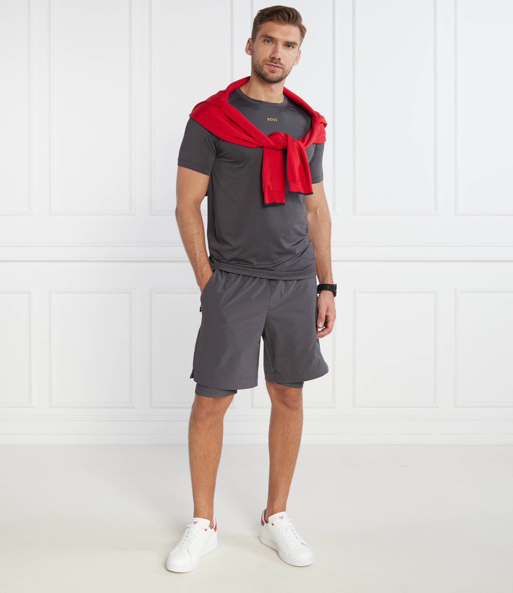 BOSS Green Pantaloni scurți S_Run3 | Regular Fit