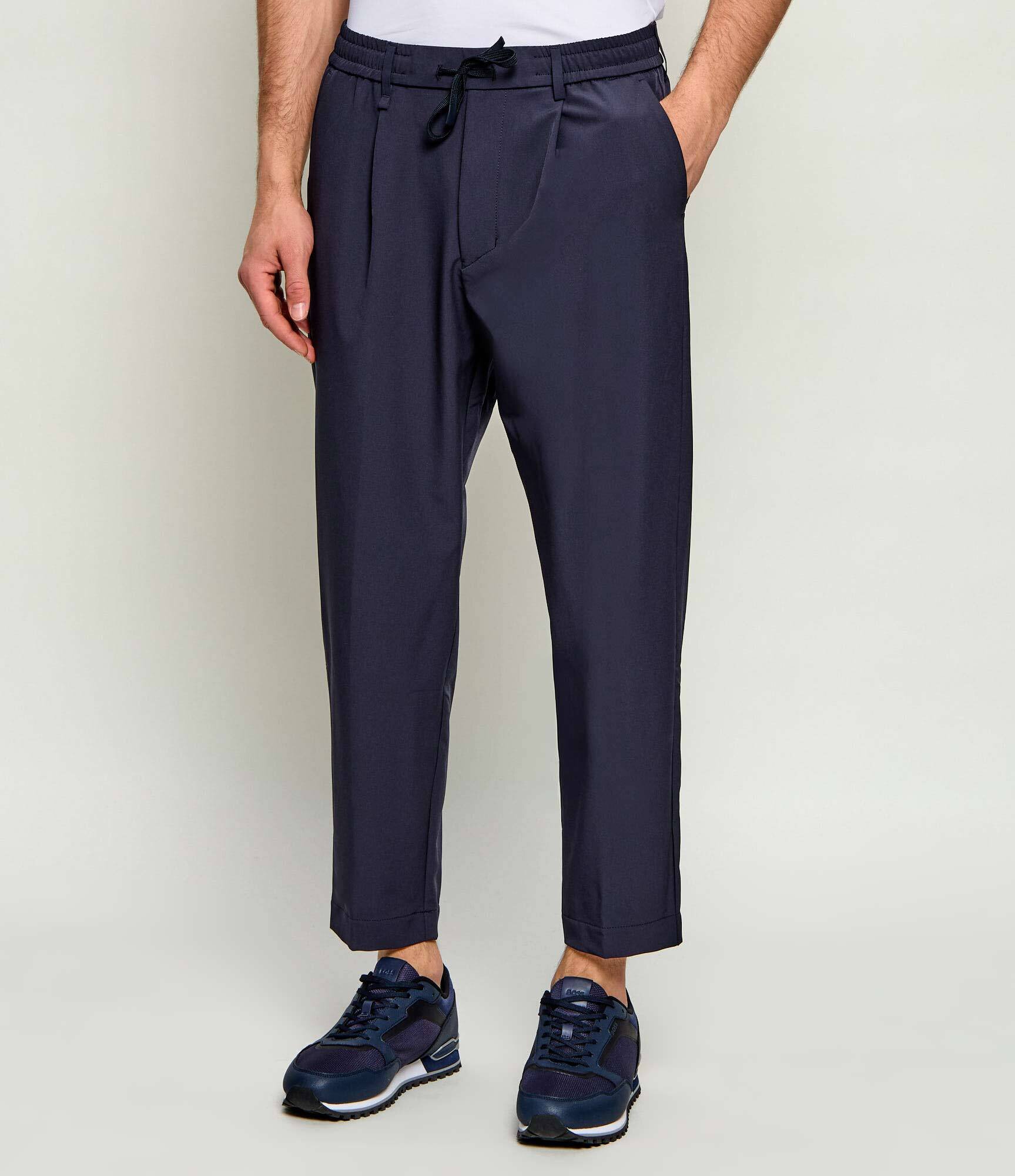 BOSS Green Pantaloni T_Convert-Pleat | Tapered fit | stretch
