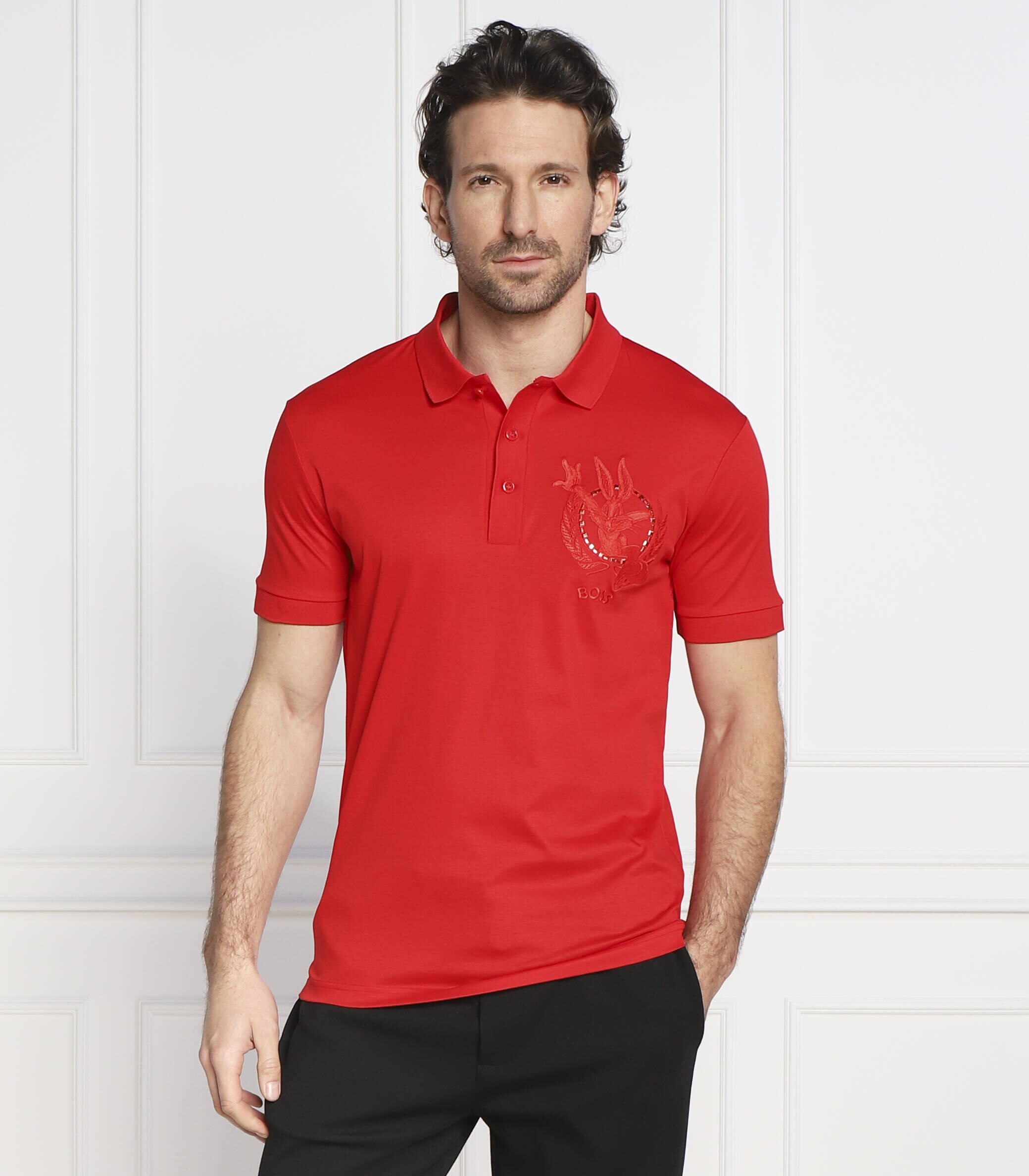 BOSS Green Polo BOSS X LOONEY TUNES Paddy Lunar | Regular Fit