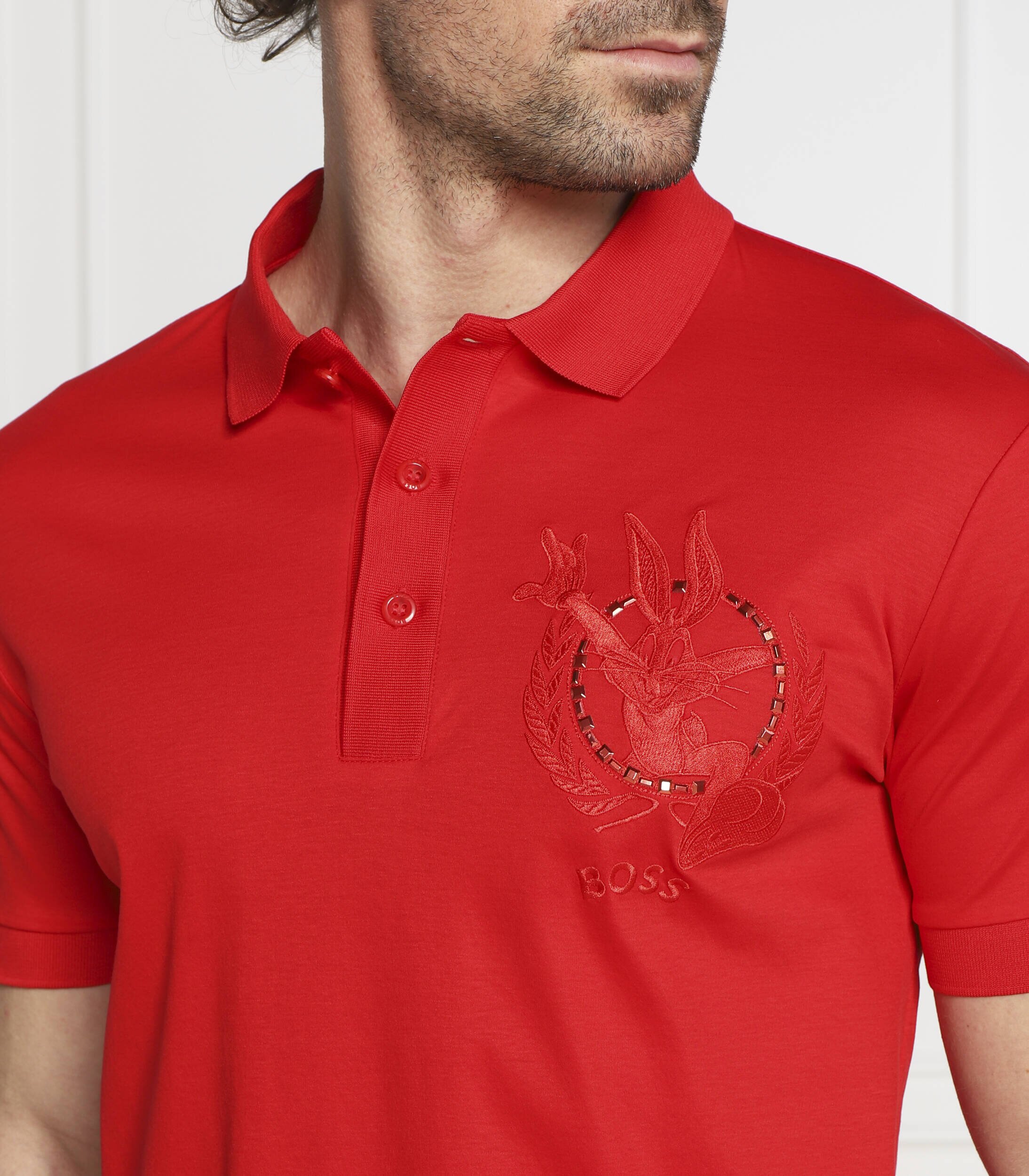 BOSS Green Polo BOSS X LOONEY TUNES Paddy Lunar | Regular Fit