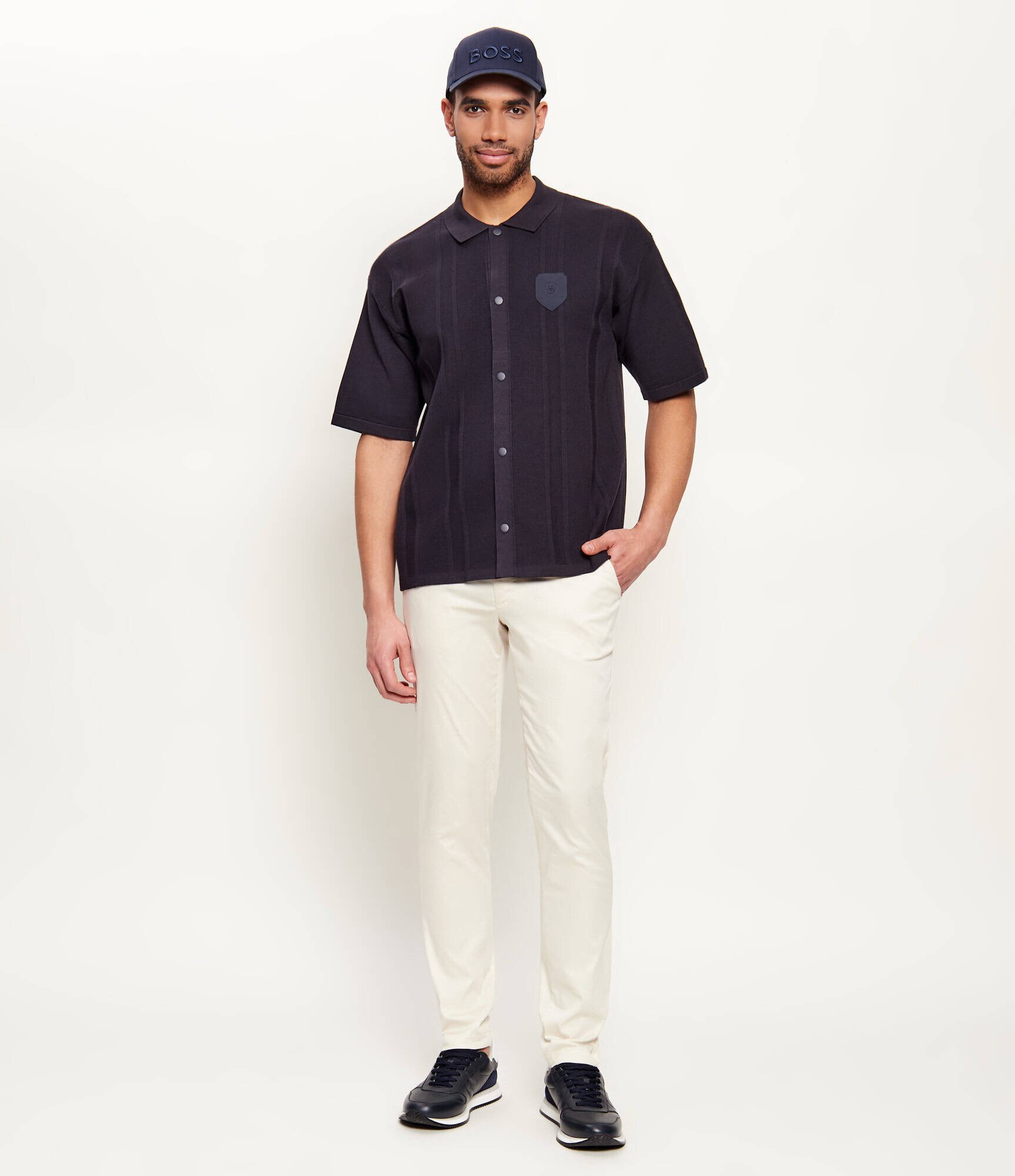BOSS Green Polo KN_BB BC Lux PS | Relaxed fit