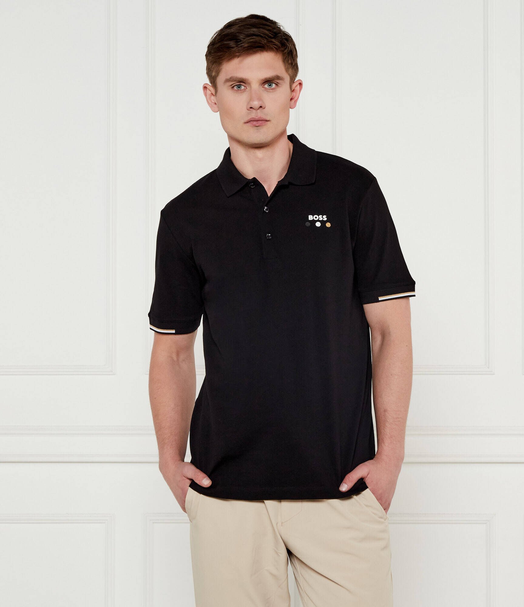 BOSS Green Polo Paddy BOSS Open 25 | Regular Fit | mercerizat