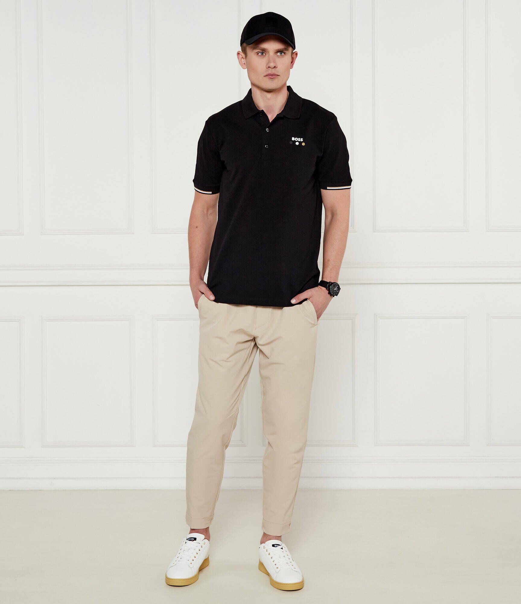 BOSS Green Polo Paddy BOSS Open 25 | Regular Fit | mercerizat