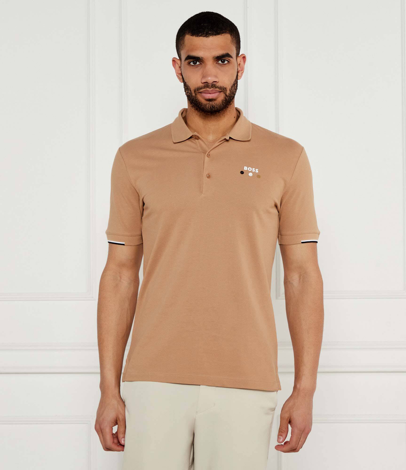 BOSS Green Polo Paddy BOSS Open 25 | Regular Fit | mercerizat
