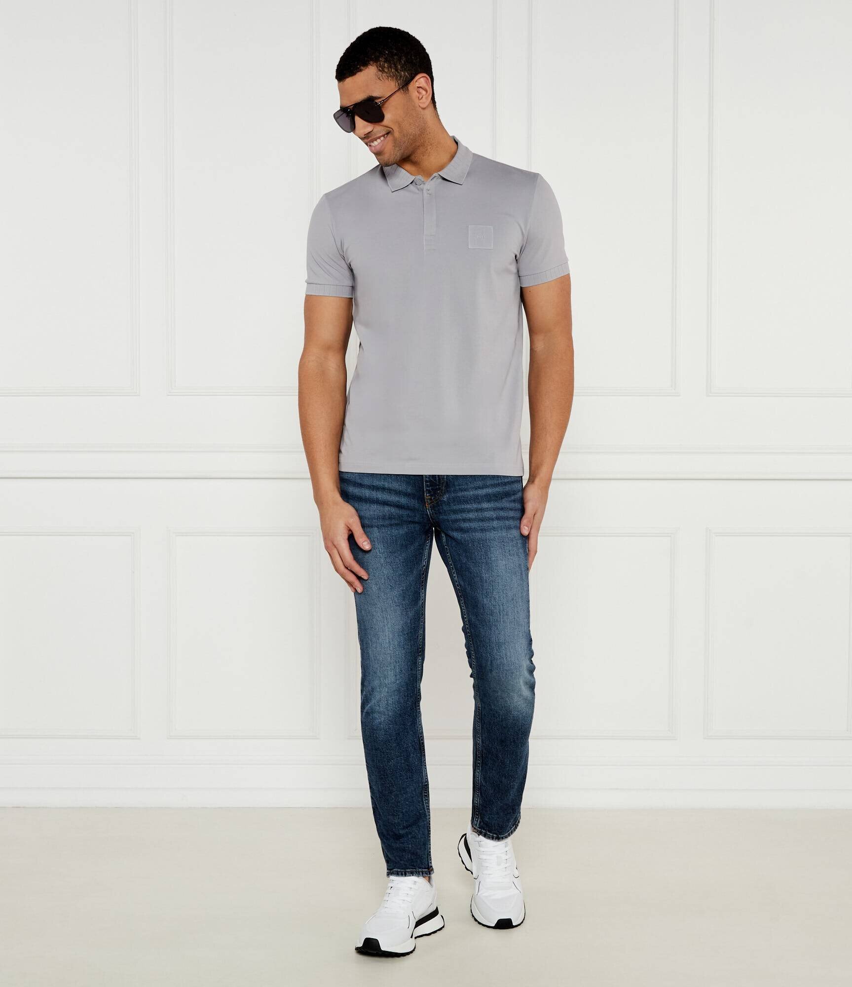 BOSS Green Polo Paddy DropNeedle | Regular Fit | stretch