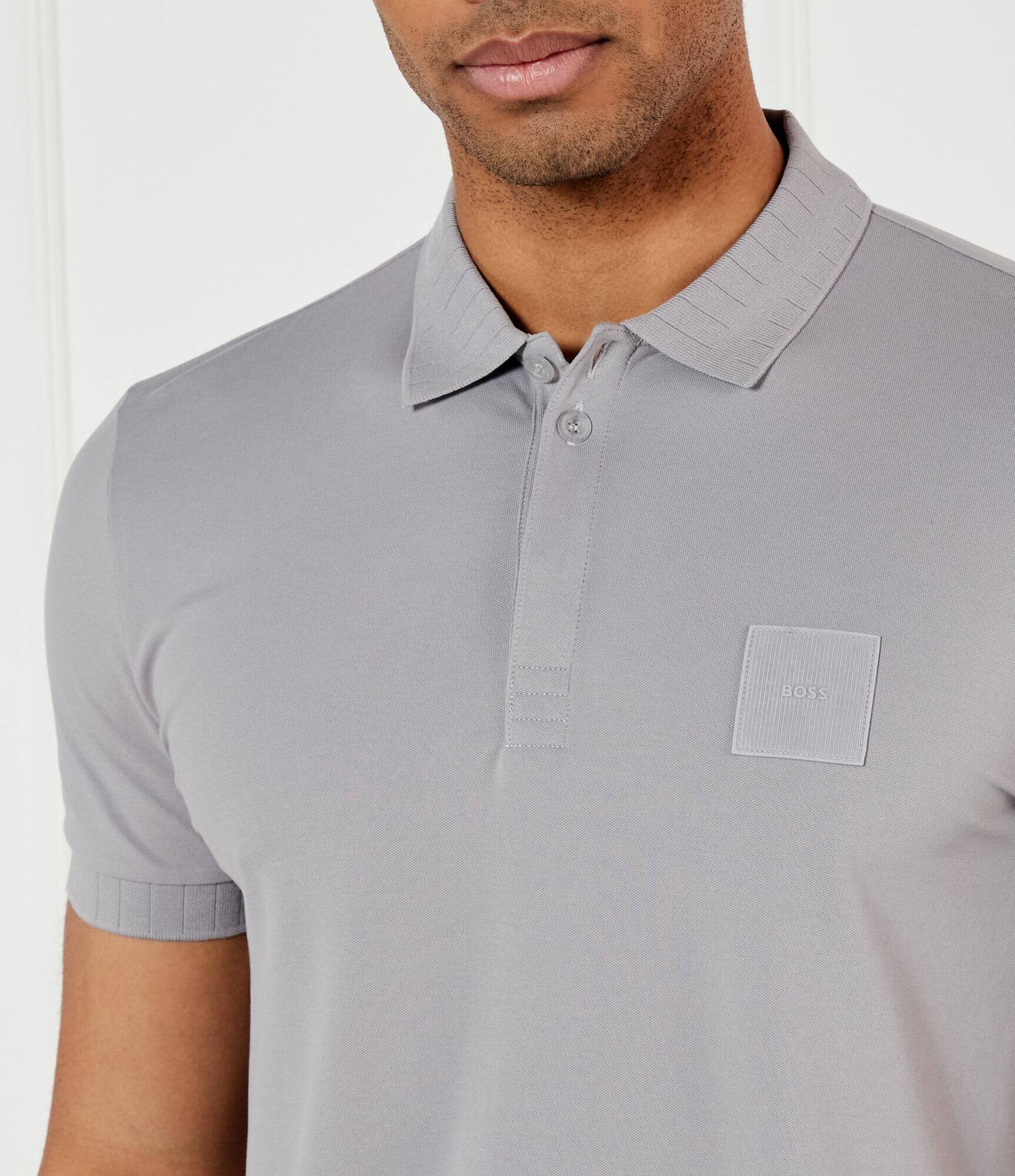 BOSS Green Polo Paddy DropNeedle | Regular Fit | stretch