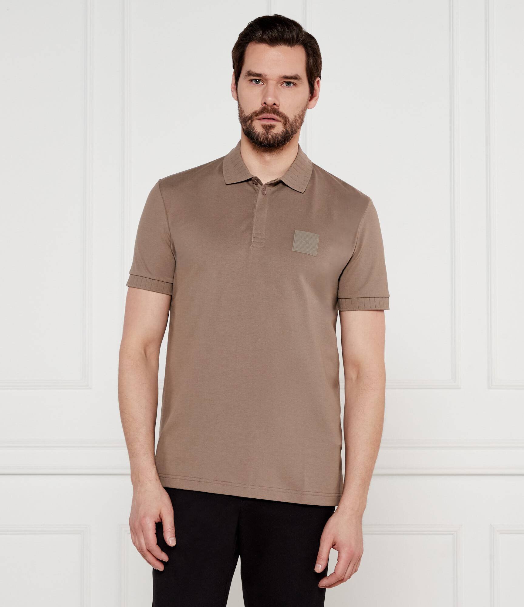 BOSS Green Polo Paddy DropNeedle | Regular Fit | stretch