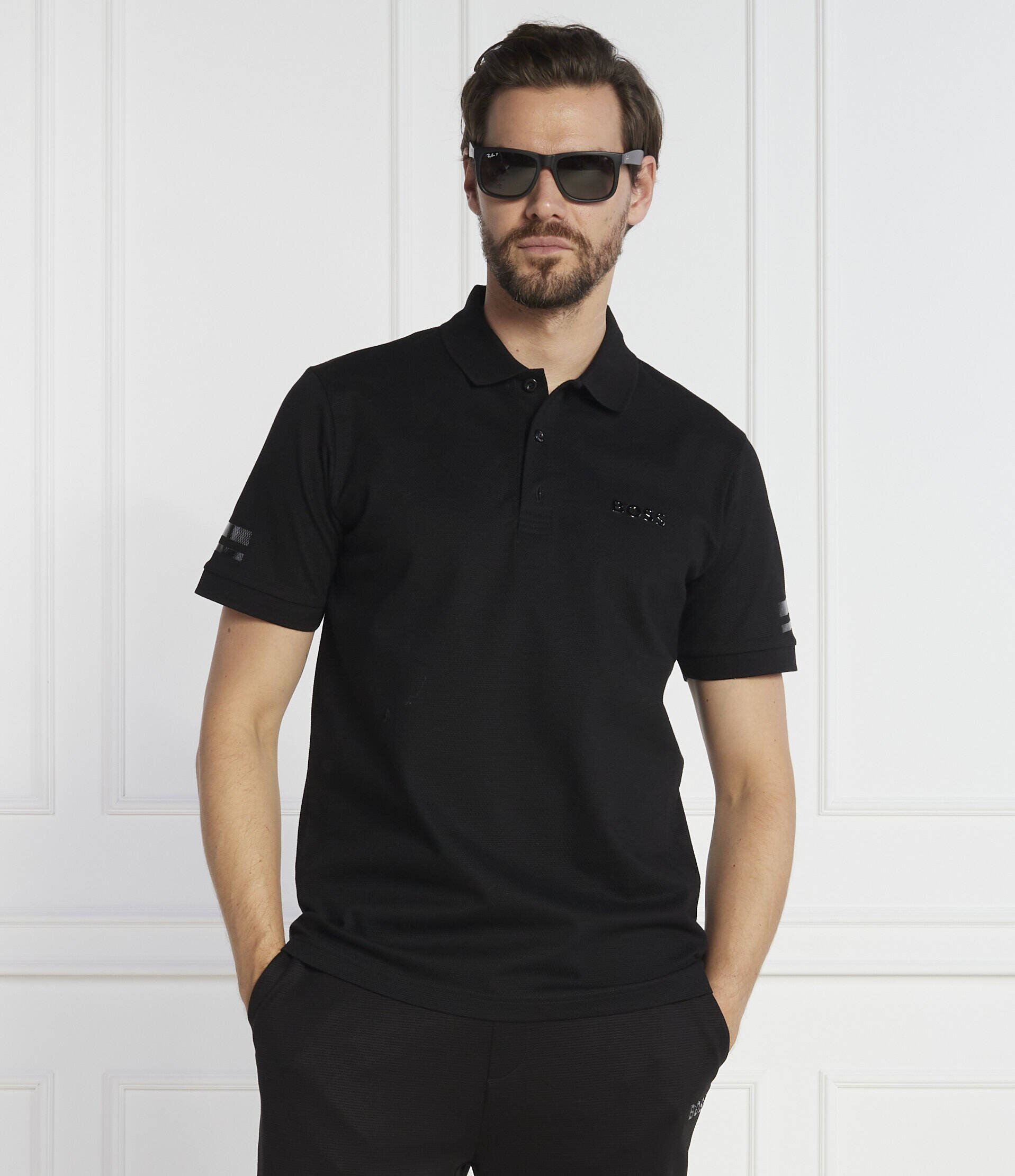 BOSS Green Polo Paddy Mirror | Regular Fit | stretch