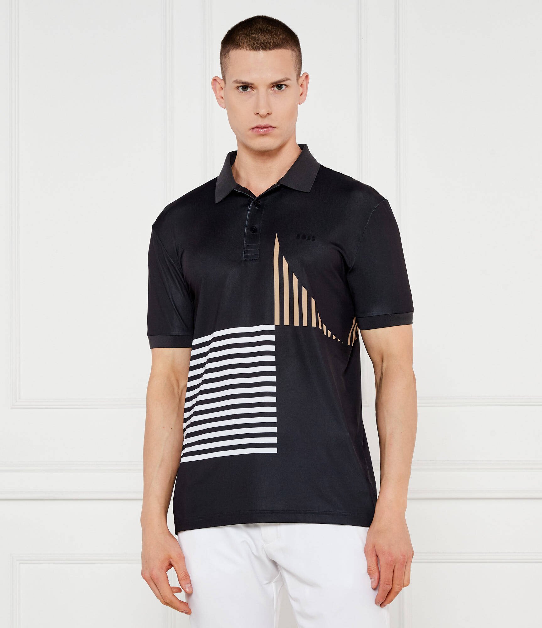 BOSS Green Polo Paddy Striped C1 | Regular Fit