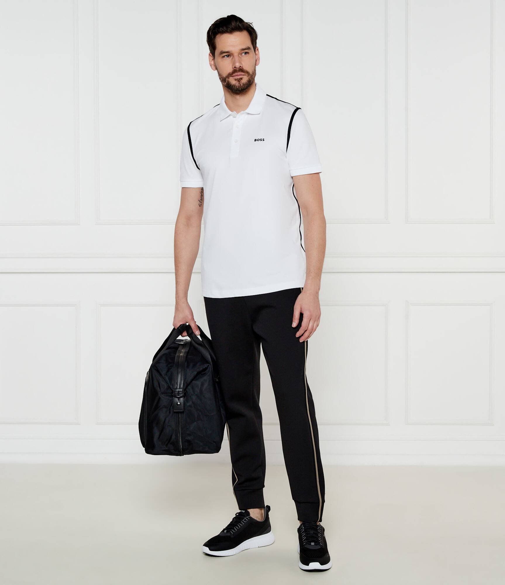 BOSS Green Polo Paddy Tape | Regular Fit | stretch