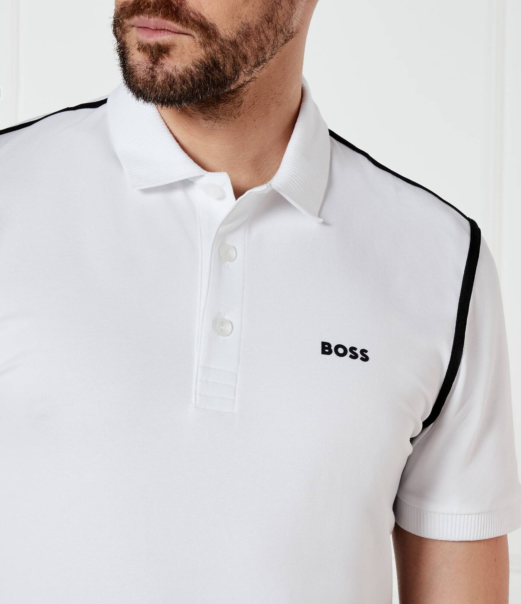 BOSS Green Polo Paddy Tape | Regular Fit | stretch