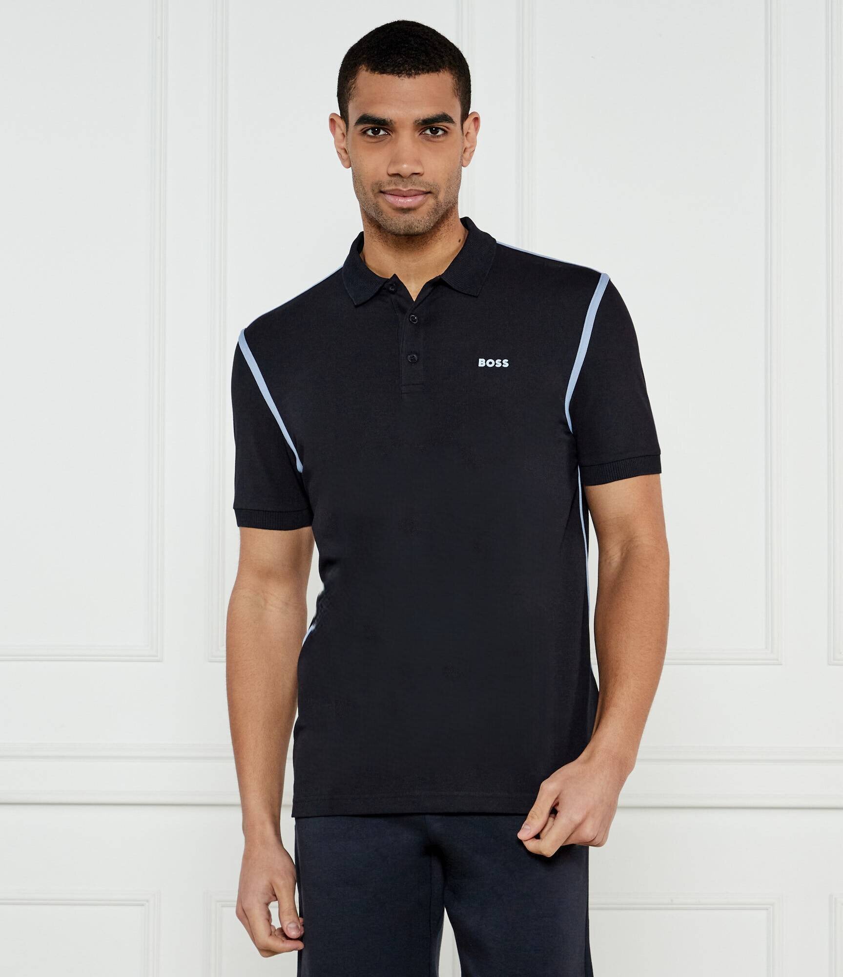 BOSS Green Polo Paddy Tape | Regular Fit | stretch