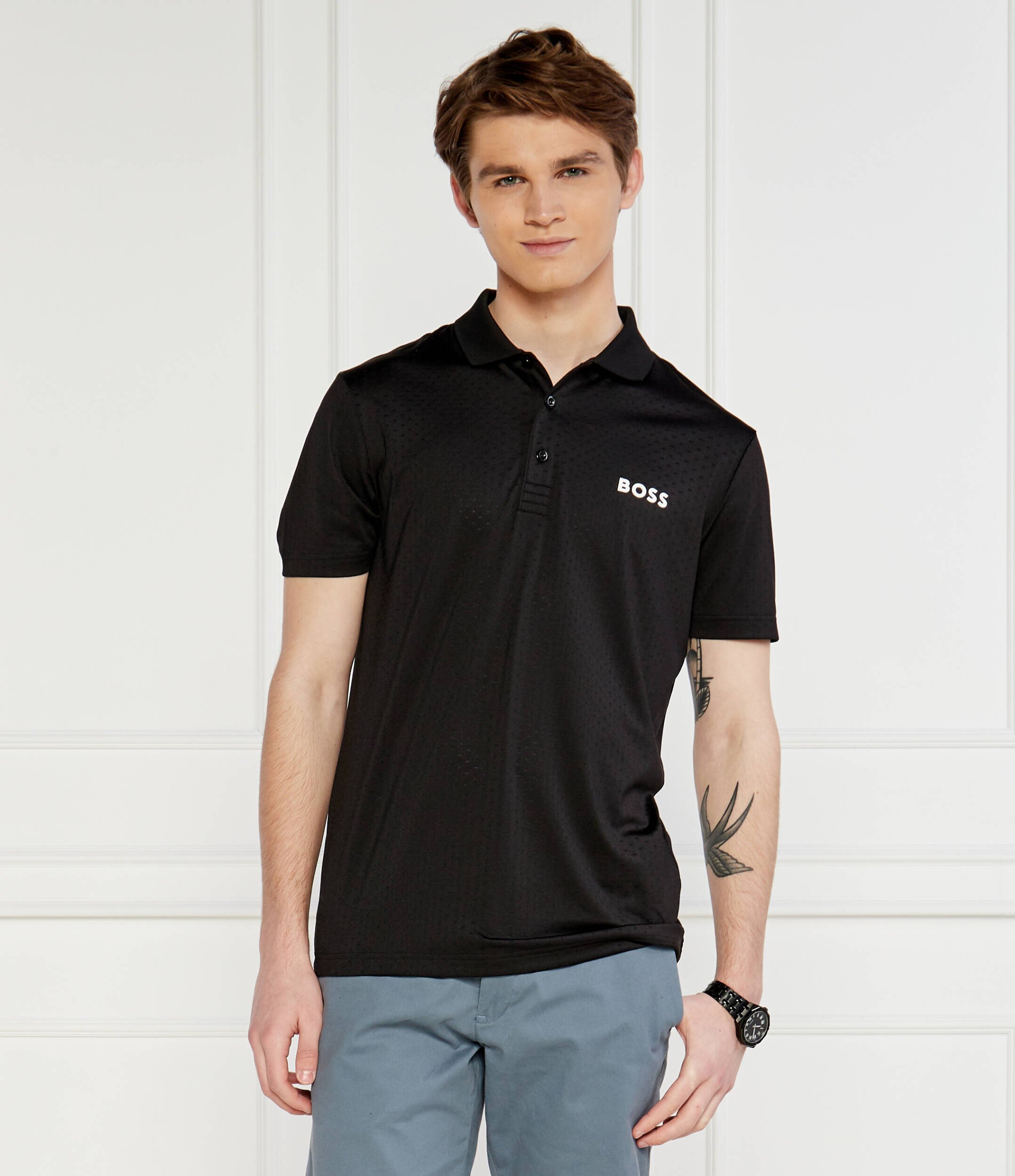 BOSS Green Polo Paddytech | Regular Fit | stretch