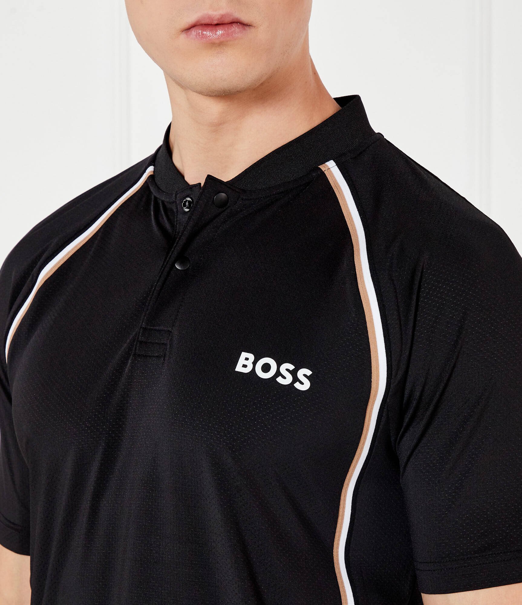 BOSS Green Polo Pariq TOC Mesh | Slim Fit | stretch