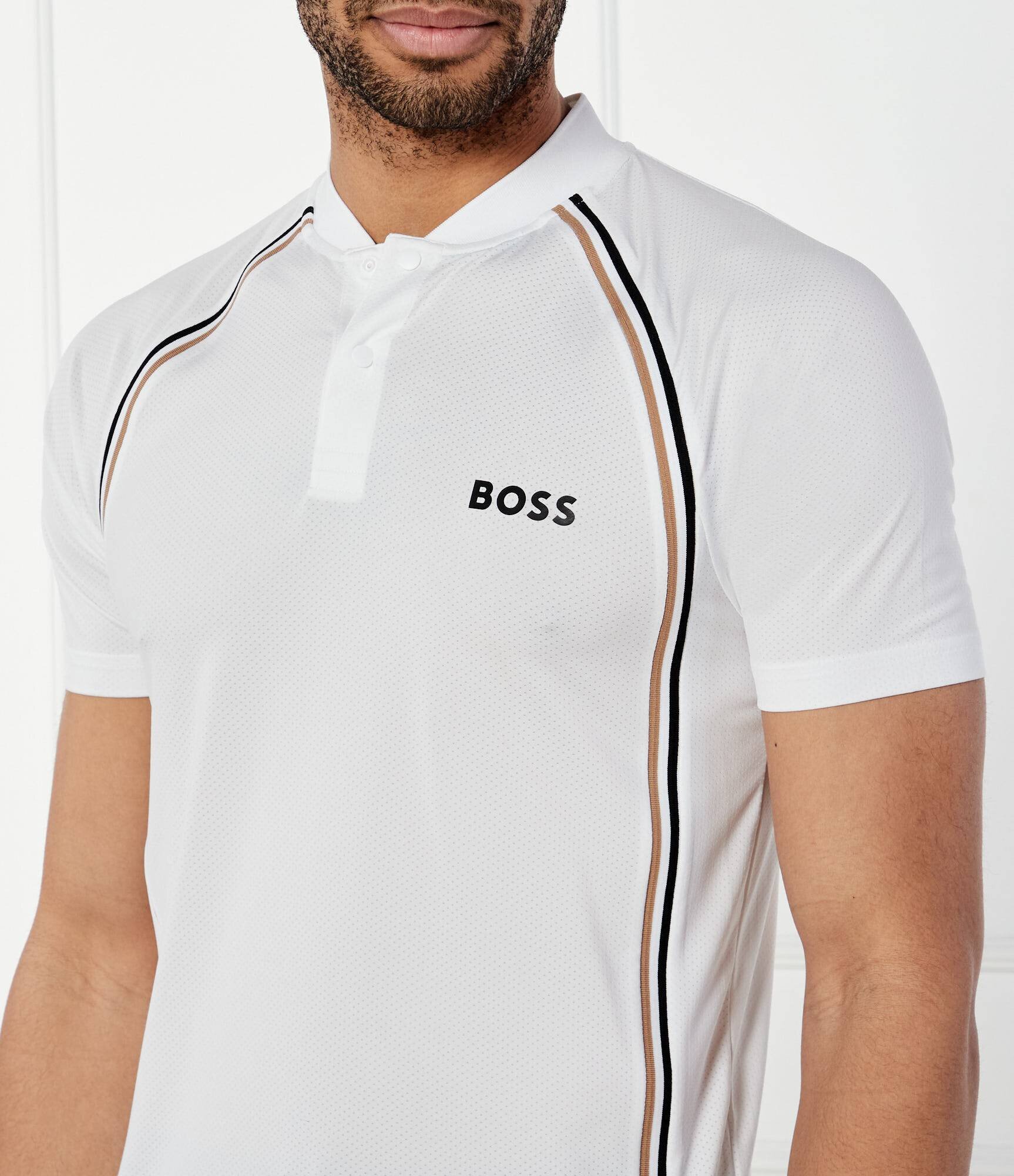 BOSS Green Polo Pariq TOC Mesh | Slim Fit | stretch