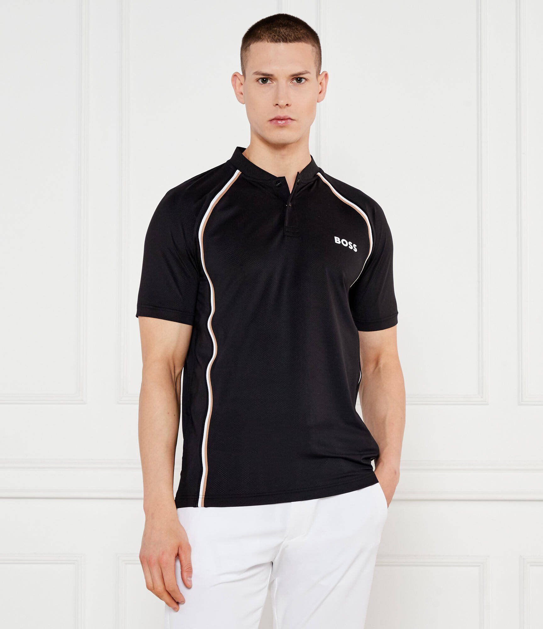 BOSS Green Polo Pariq TOC Mesh | Slim Fit | stretch