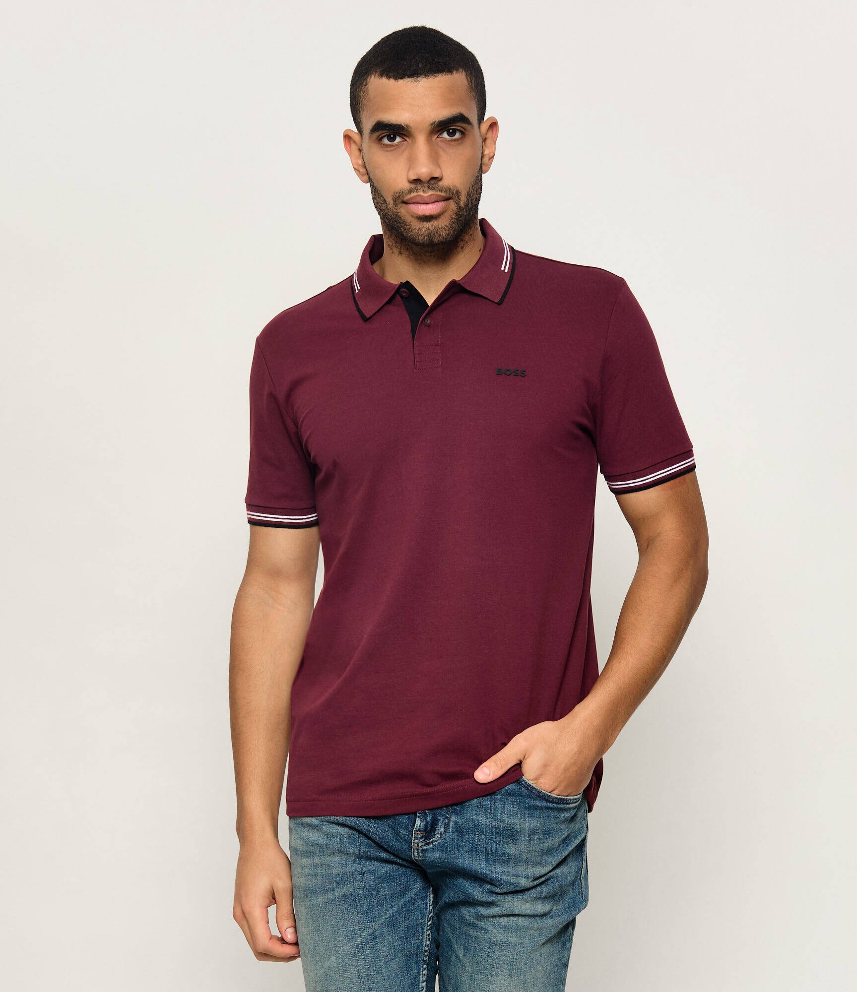 BOSS Green Polo Paul | Slim Fit | stretch