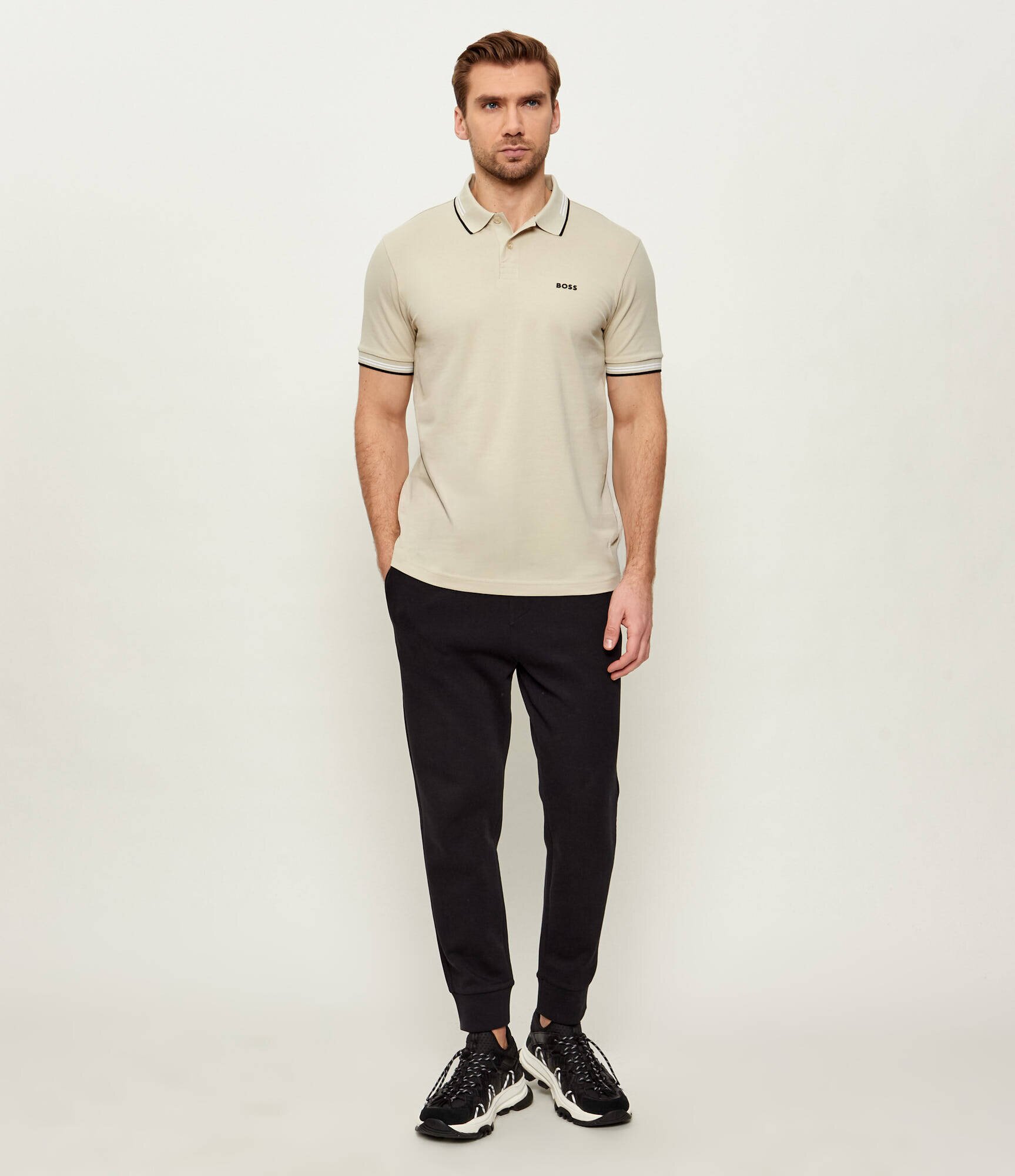 BOSS Green Polo Paul | Slim Fit | stretch