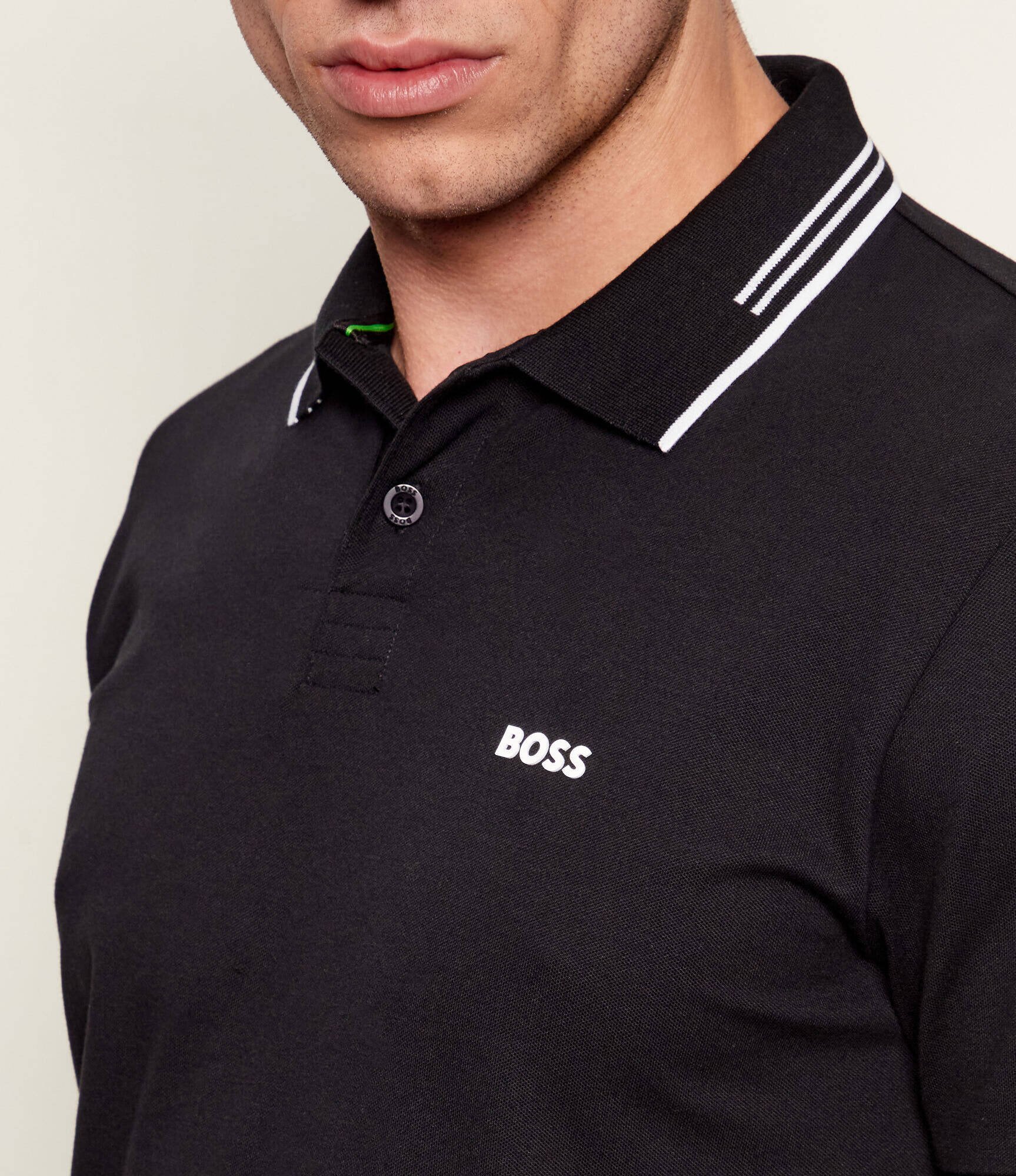BOSS Green Polo Paul | Slim Fit | stretch