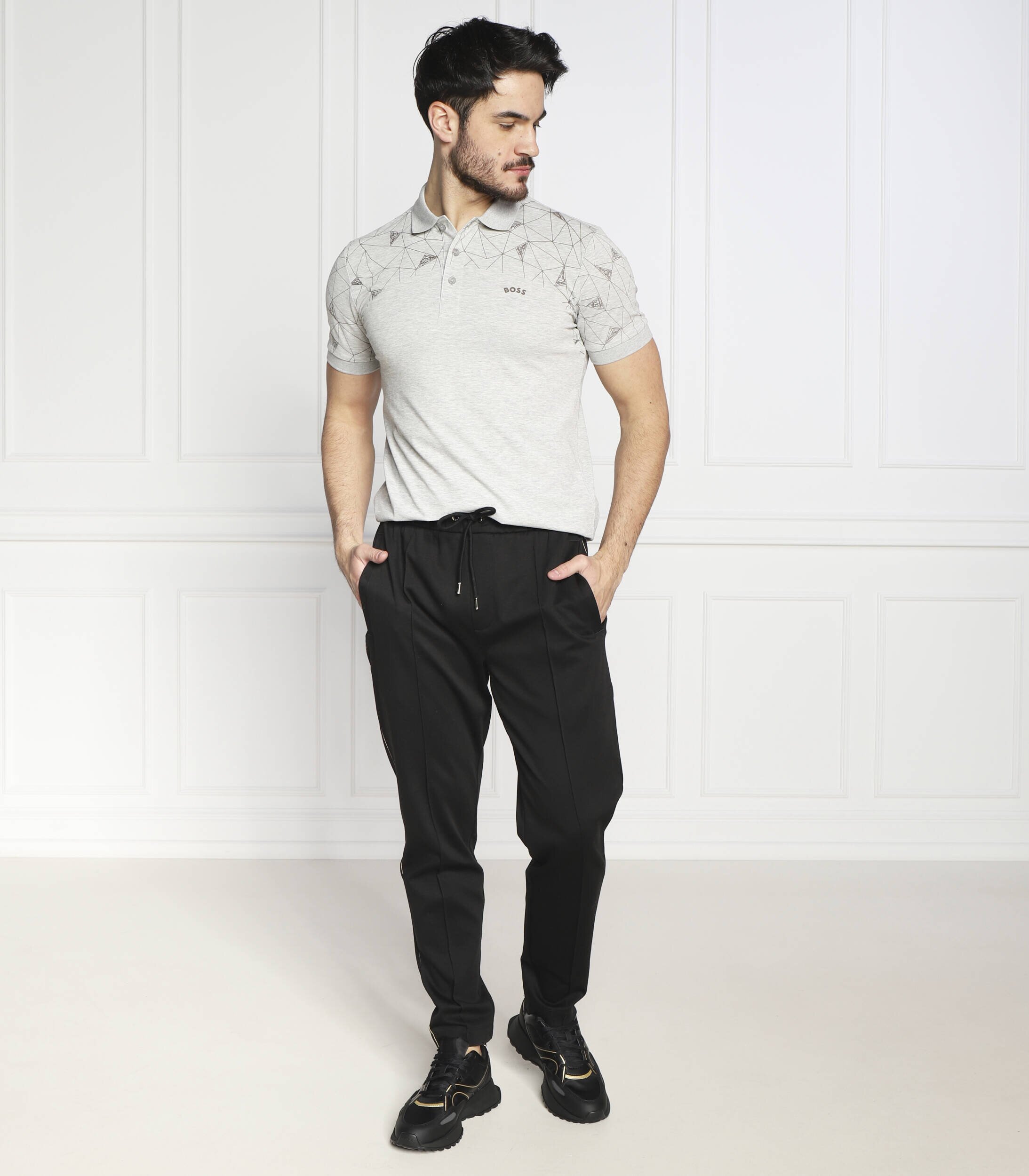 BOSS Green Polo Paule 3 | Slim Fit | stretch