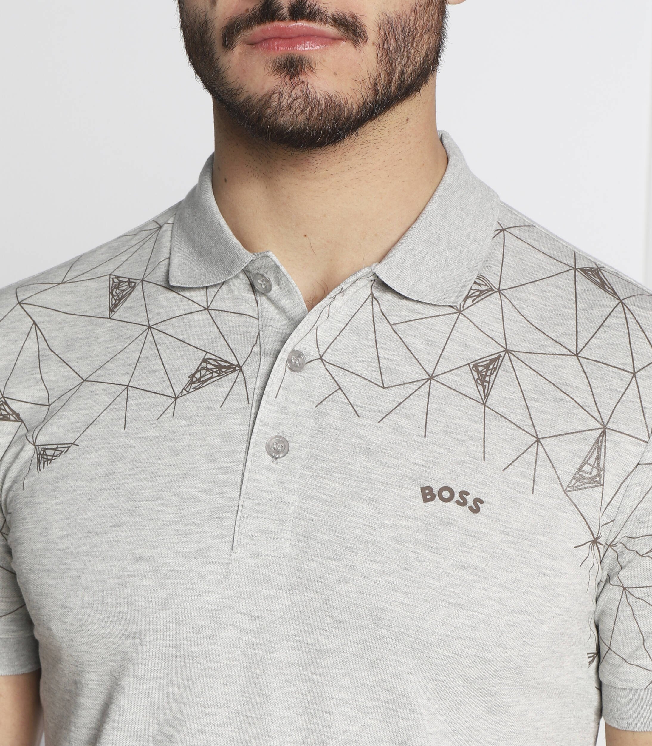 BOSS Green Polo Paule 3 | Slim Fit | stretch