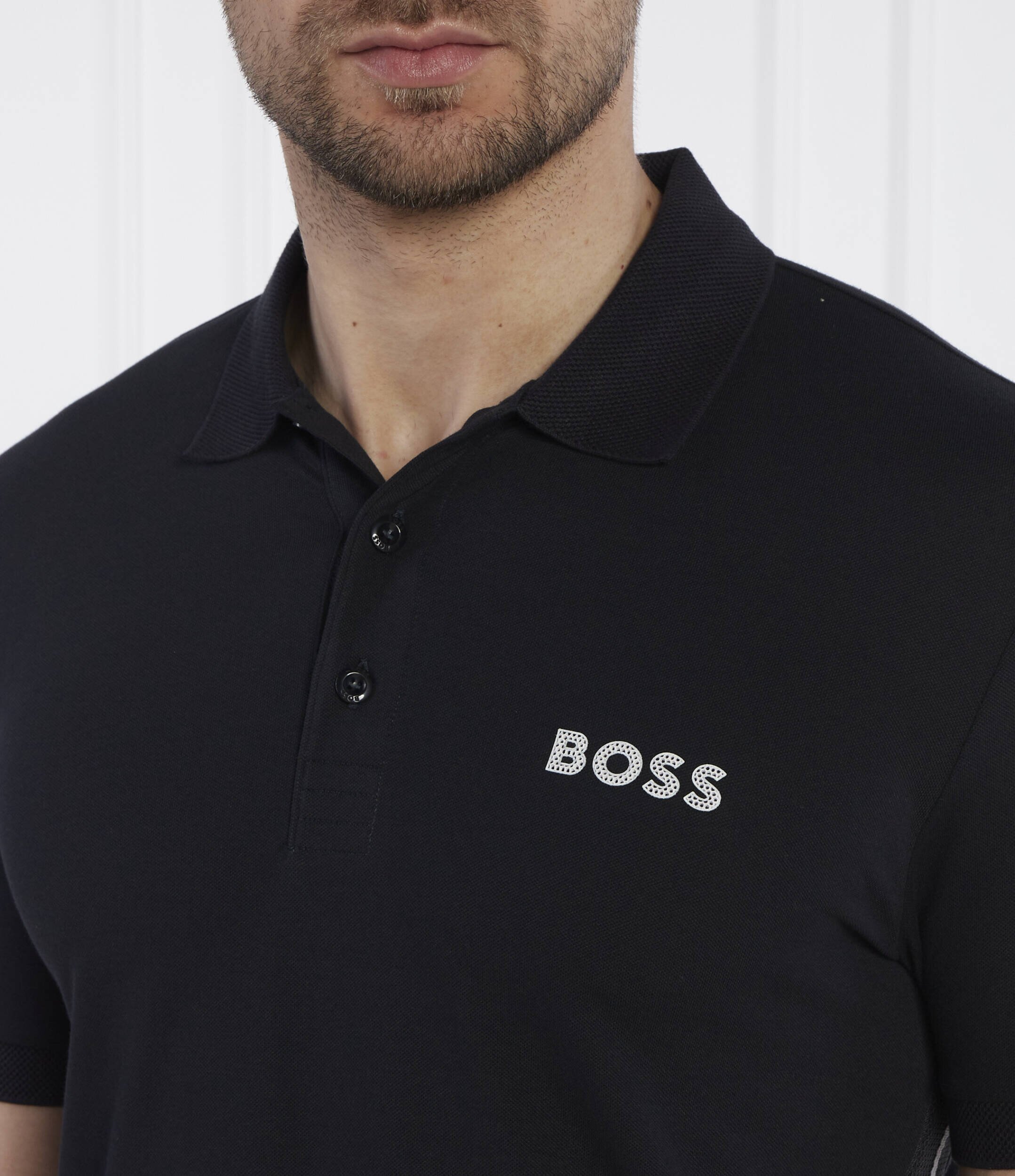 BOSS Green Polo Paule | Slim Fit | stretch