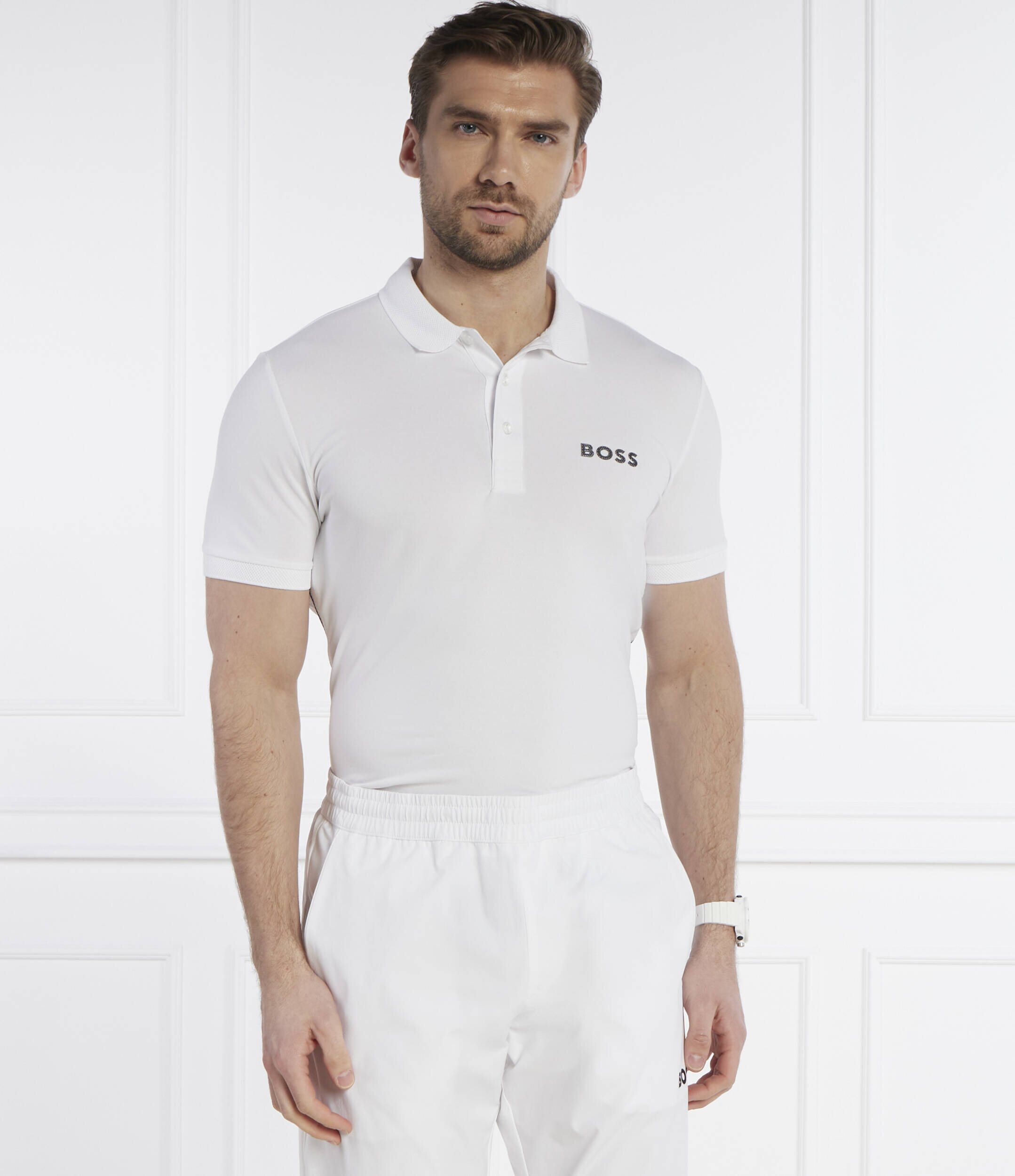 BOSS Green Polo Paule | Slim Fit | stretch